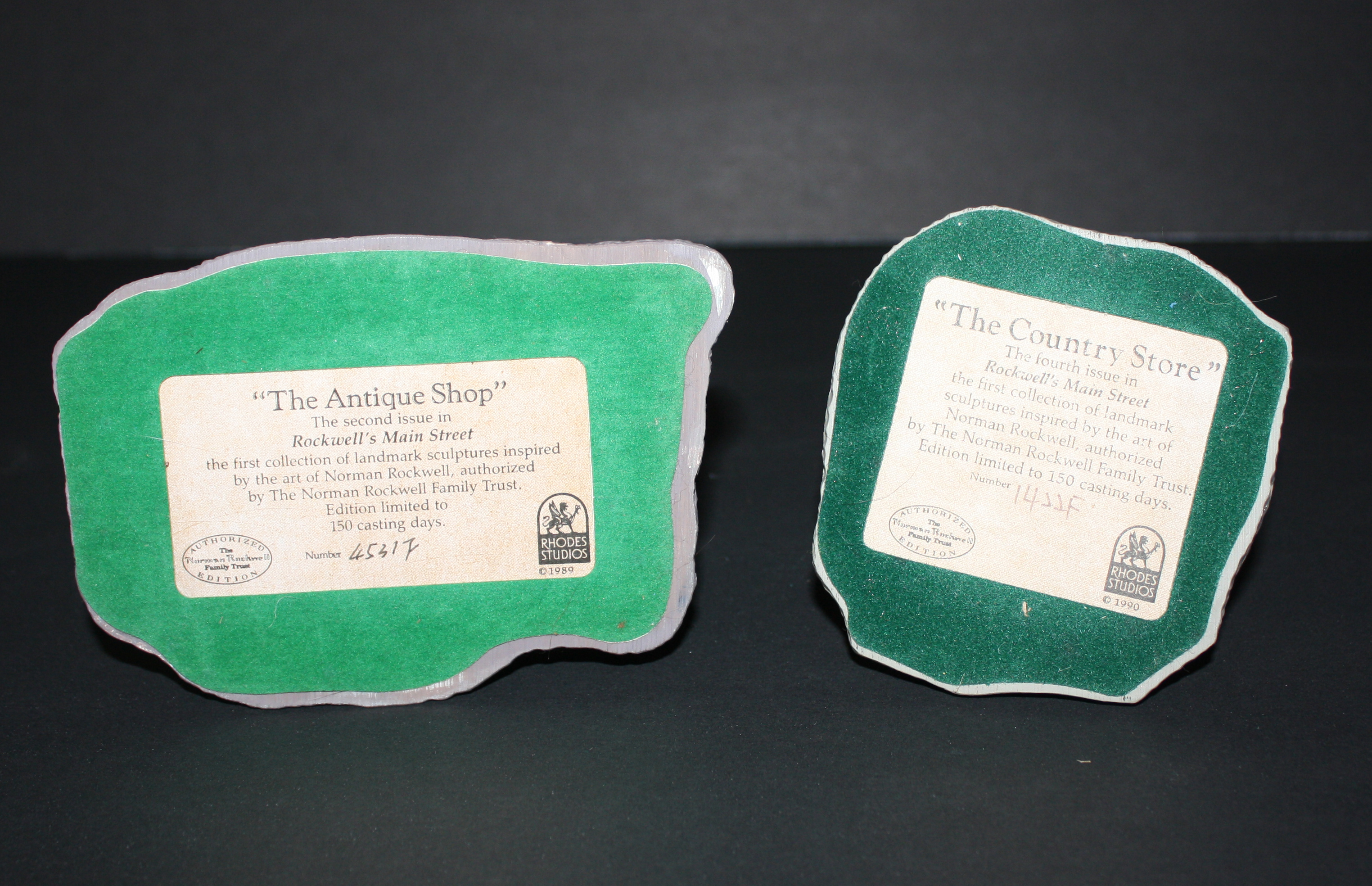 Limited Edition Norman Rockwell Gallery Figurines