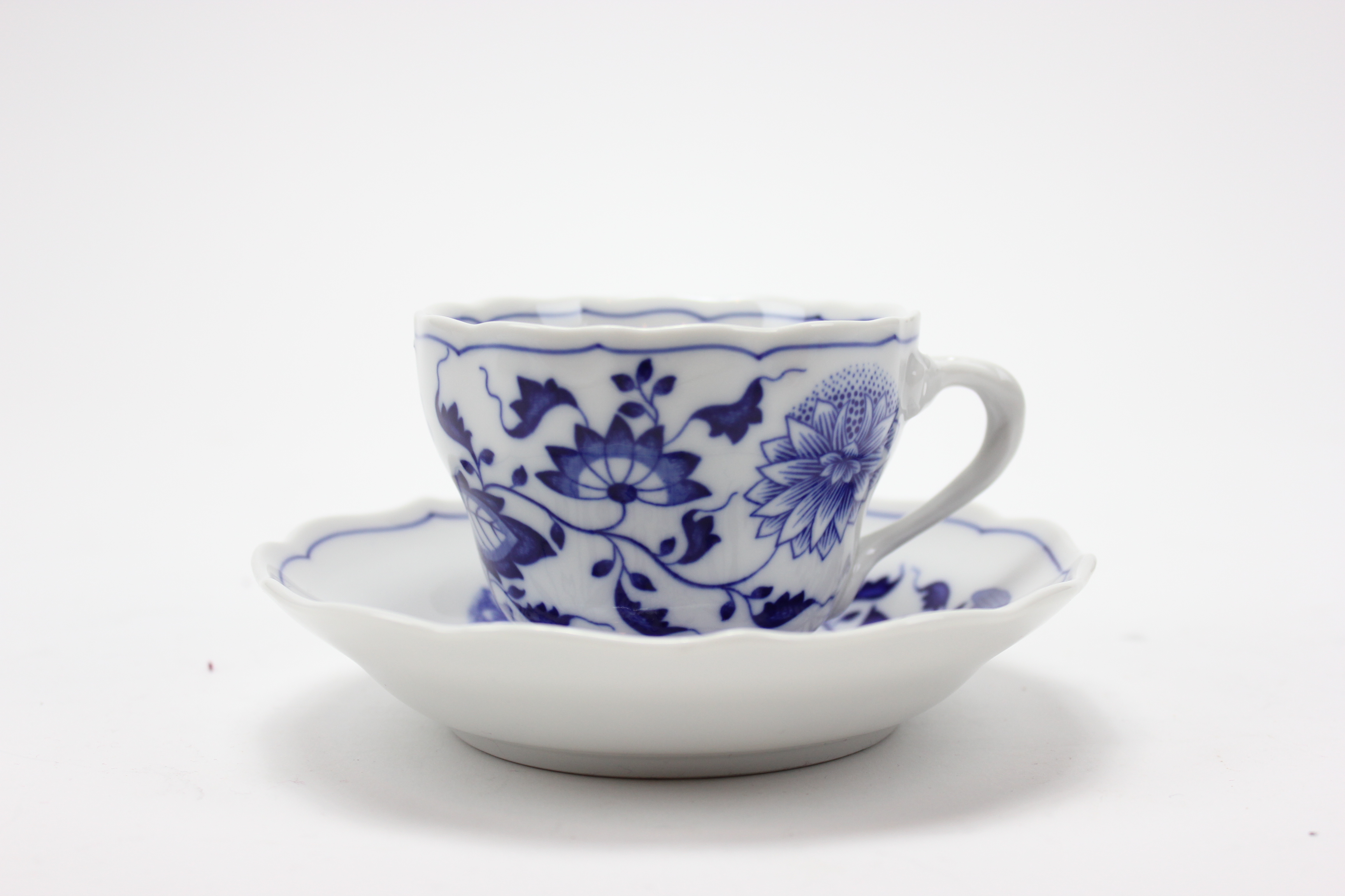 Lorenz Hutschenreuther China Set in Blue Onion