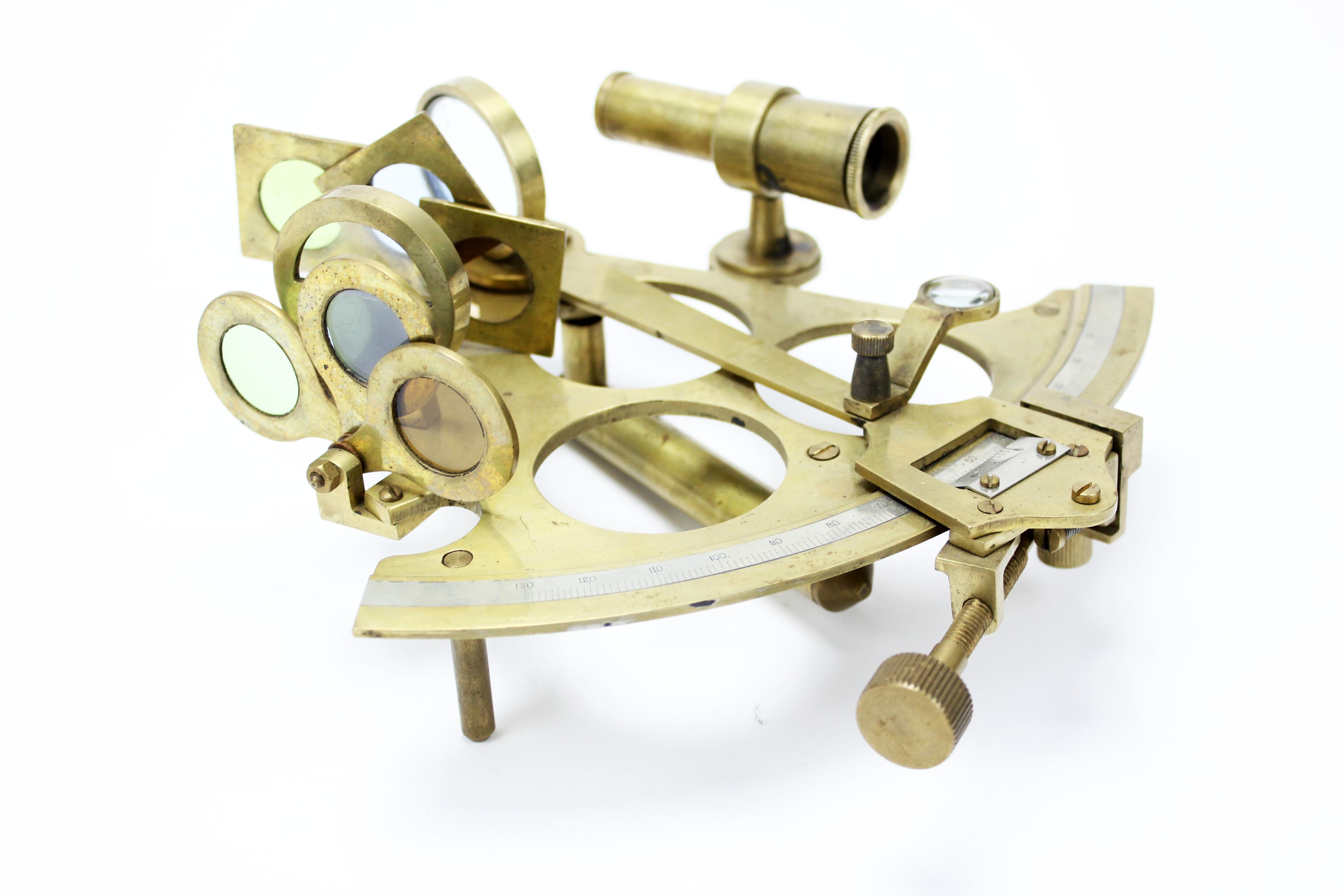 Vintage Brass Sextant