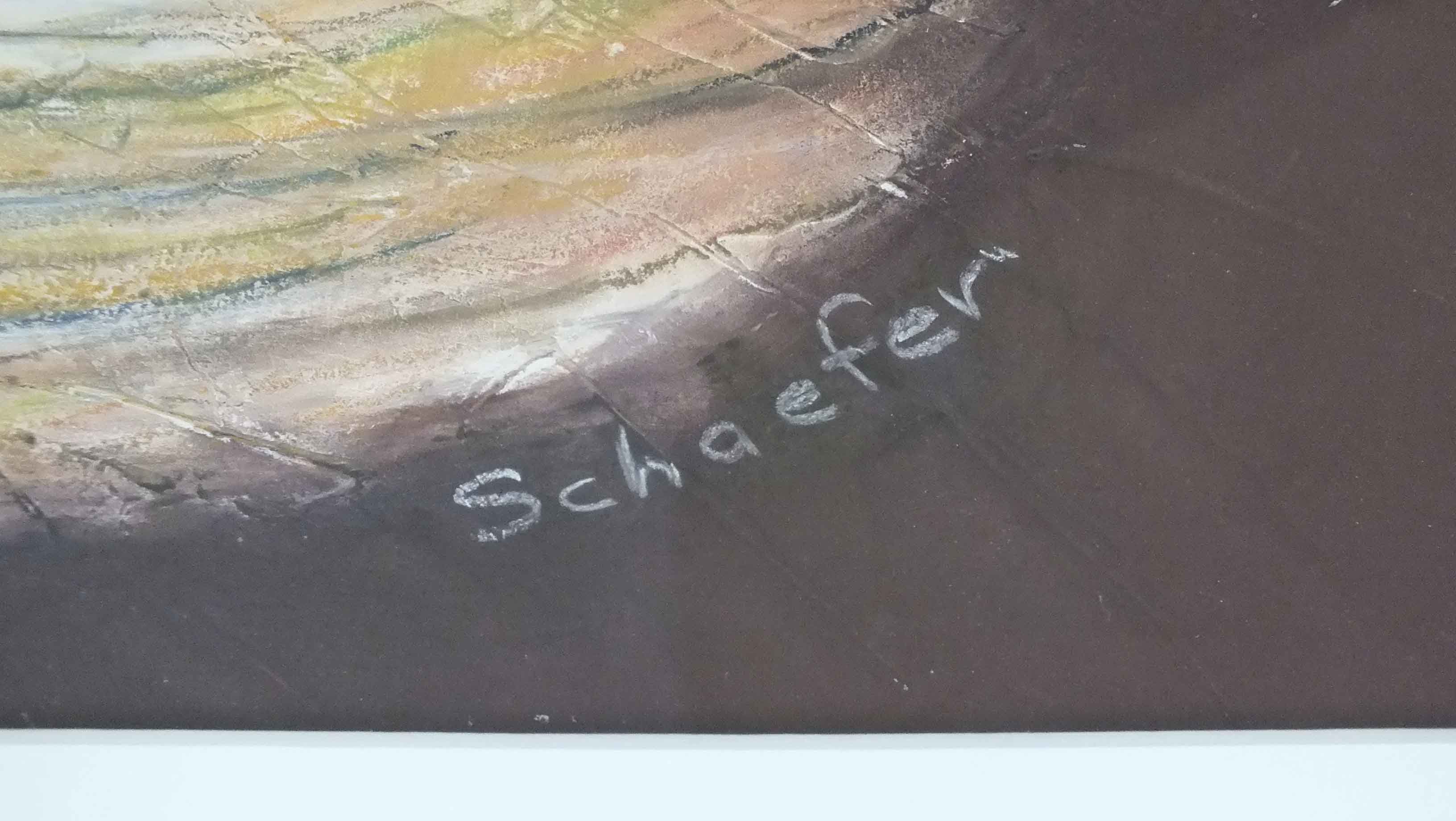 Original Pastel Drawing Signed by Artist Jackie Schaefer