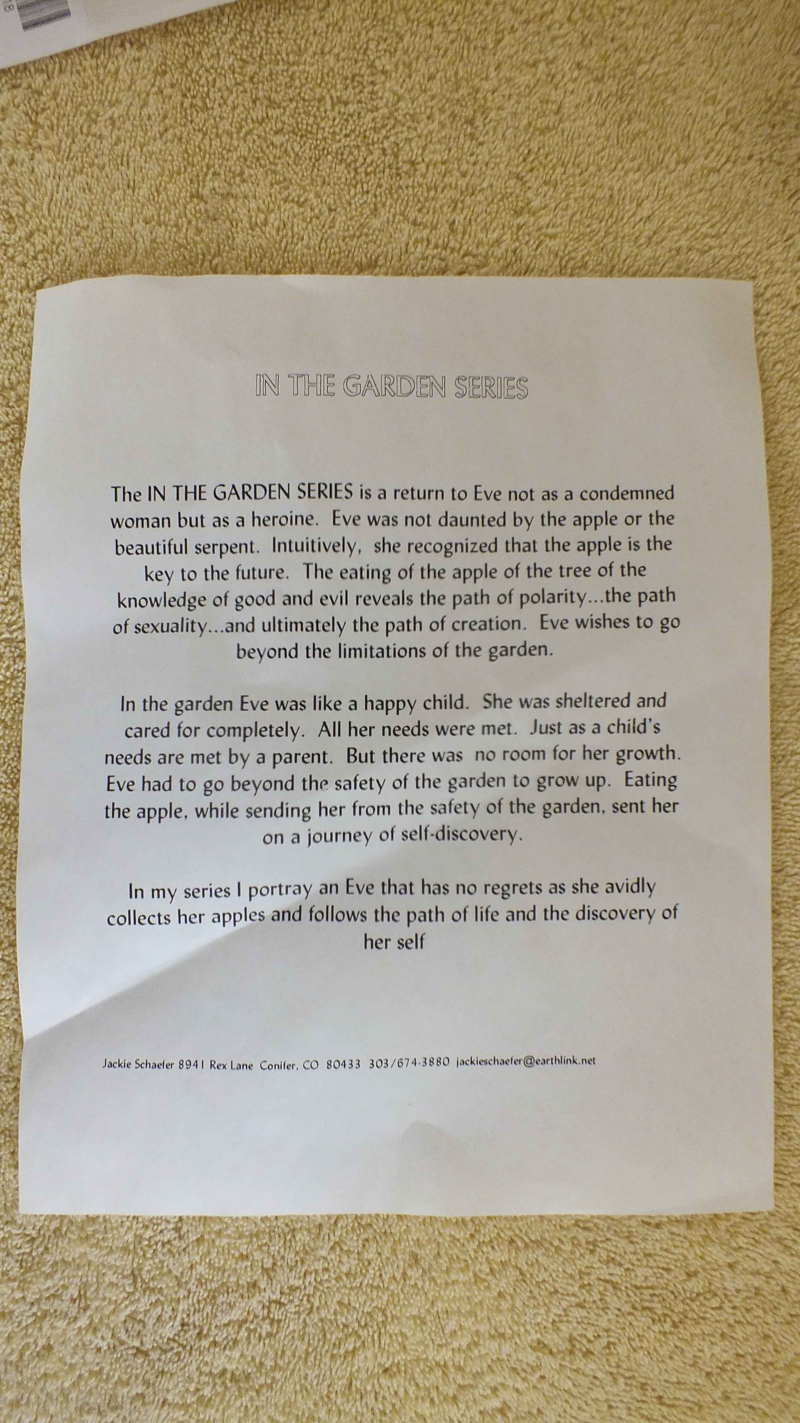 Original Pastel Drawing Signed by Artist Jackie Schaefer