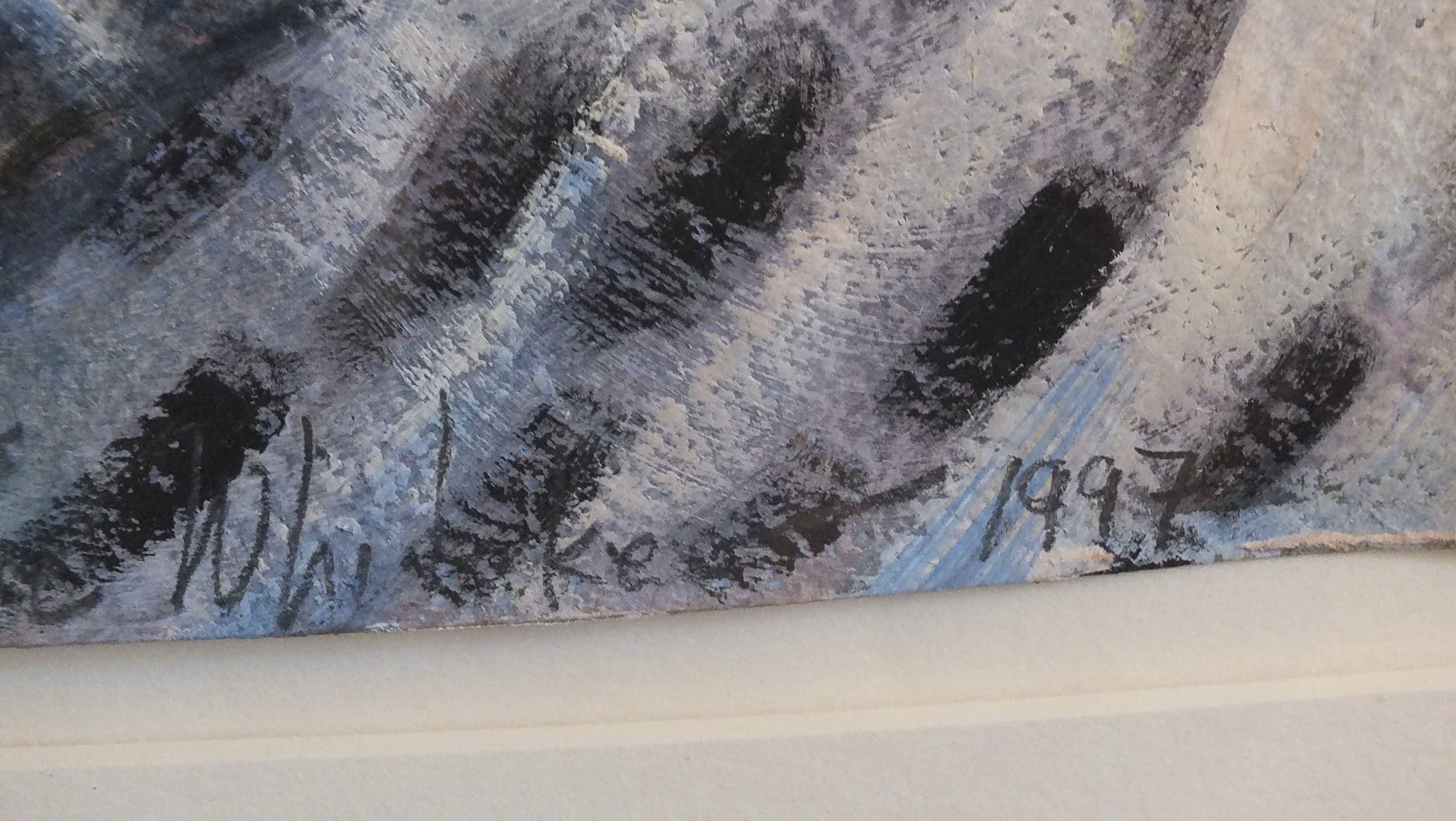 Original Pastel Painting Signed by Artist Eve Whitaker