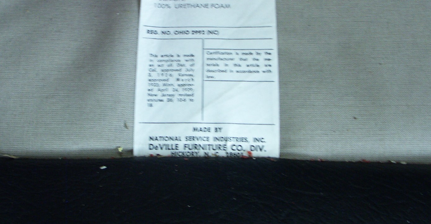 DeVille Furniture Modern Black Vinyl Sofa and Loveseat with Table