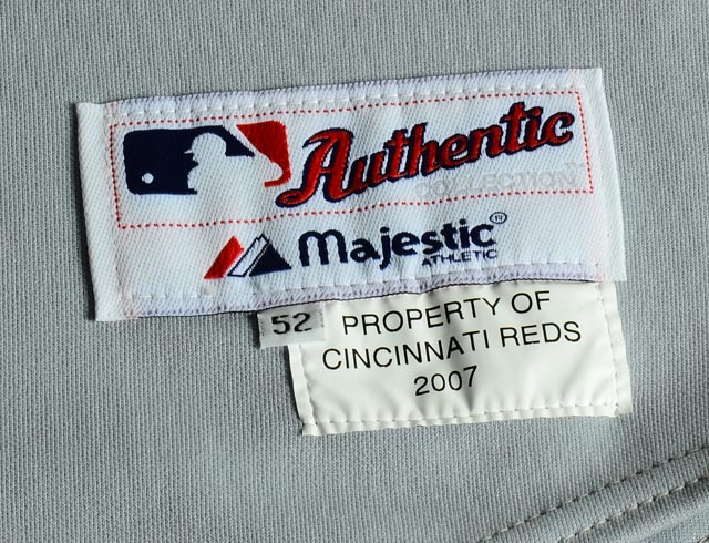 Adam Dunn Cincinnati Reds Signed Game Used Jersey