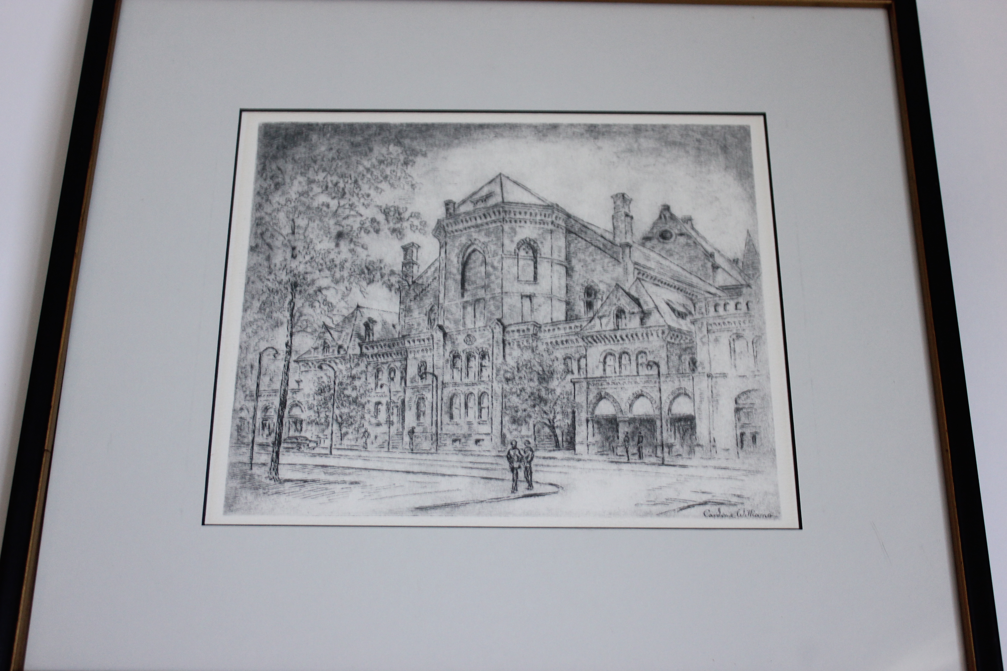 Set of Six Caroline Williams Framed Cincinnati Prints