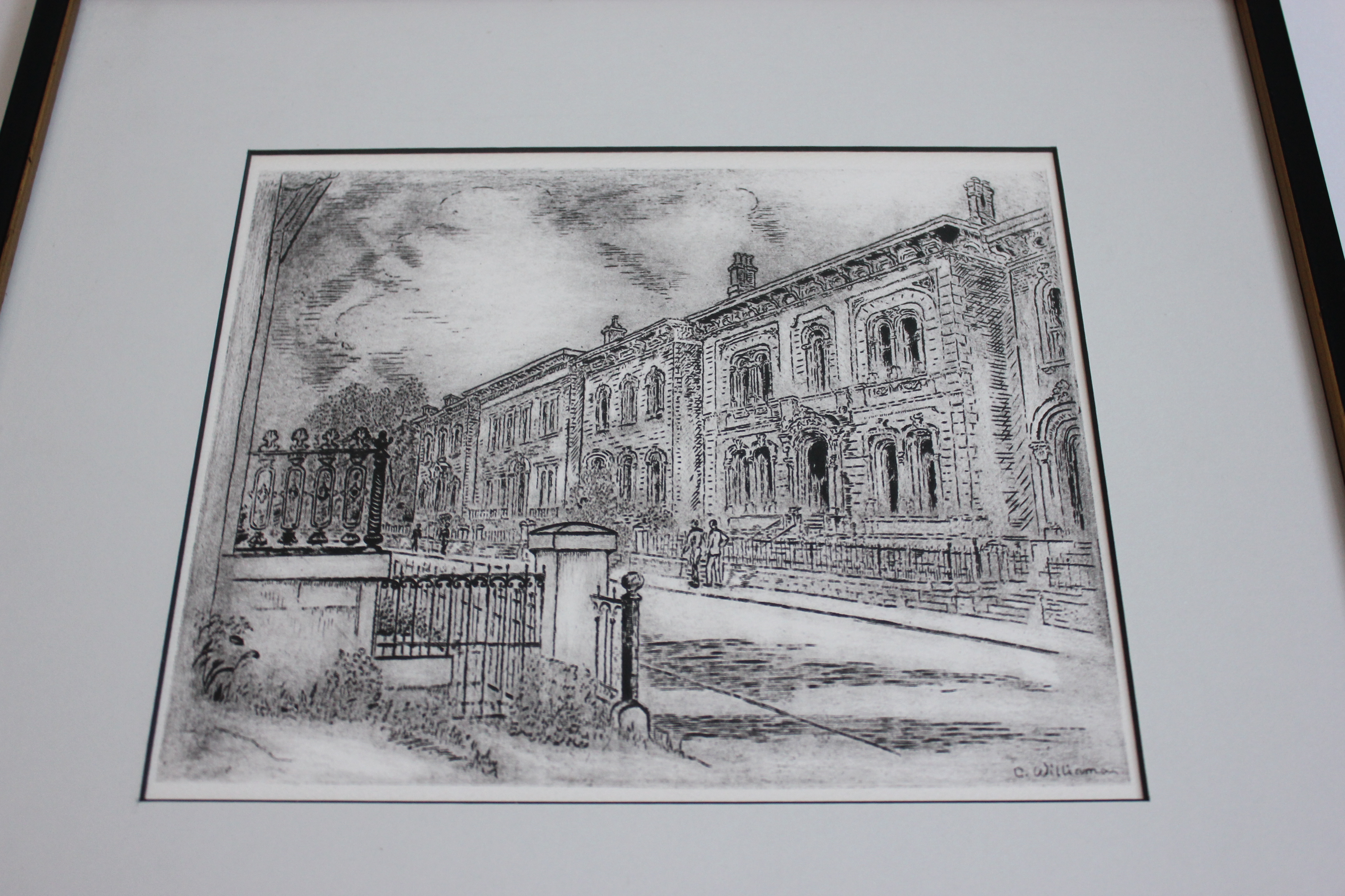 Set of Six Caroline Williams Framed Cincinnati Prints