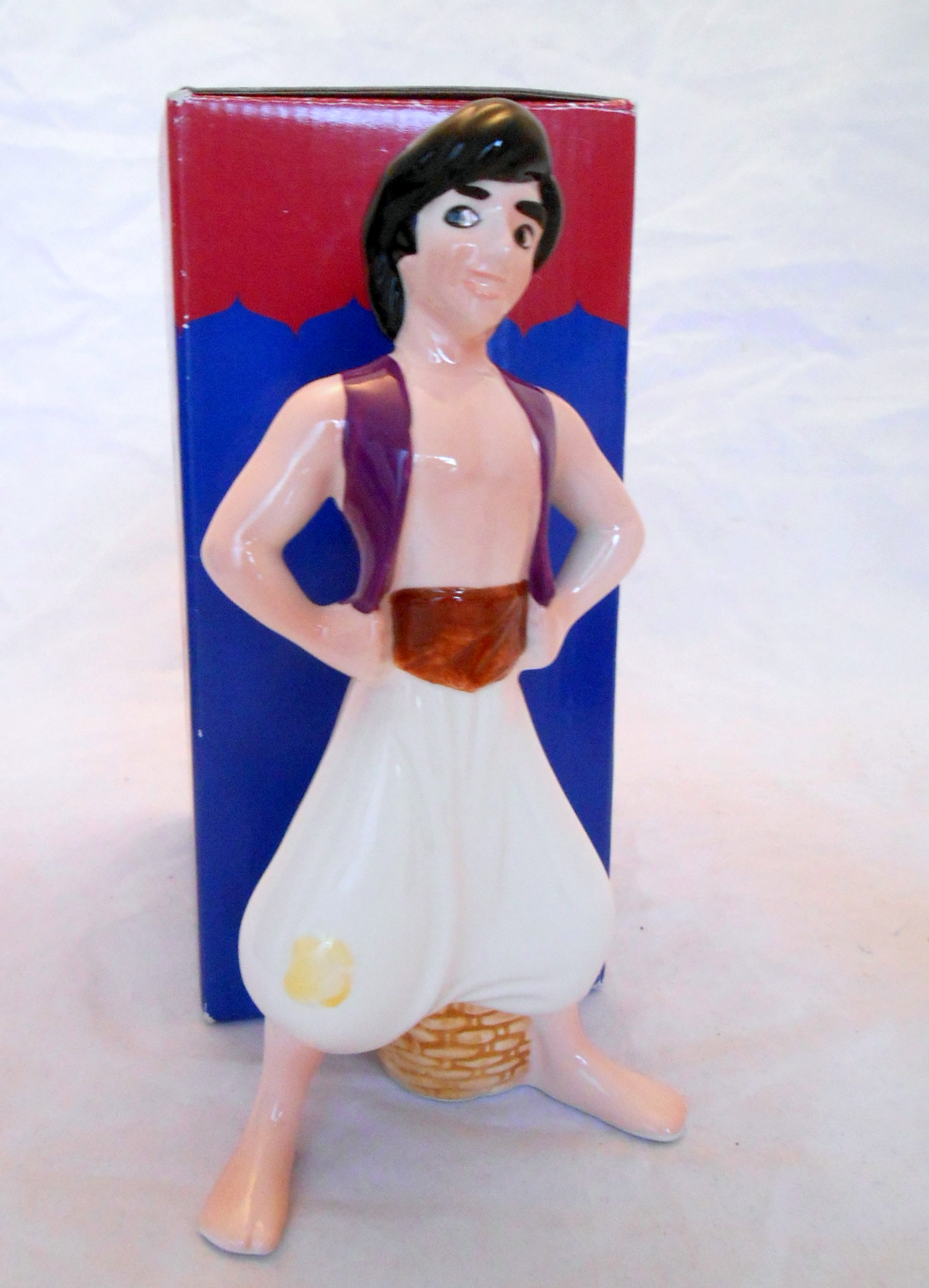 Three Disney's Aladdin Porcelain Collectibles