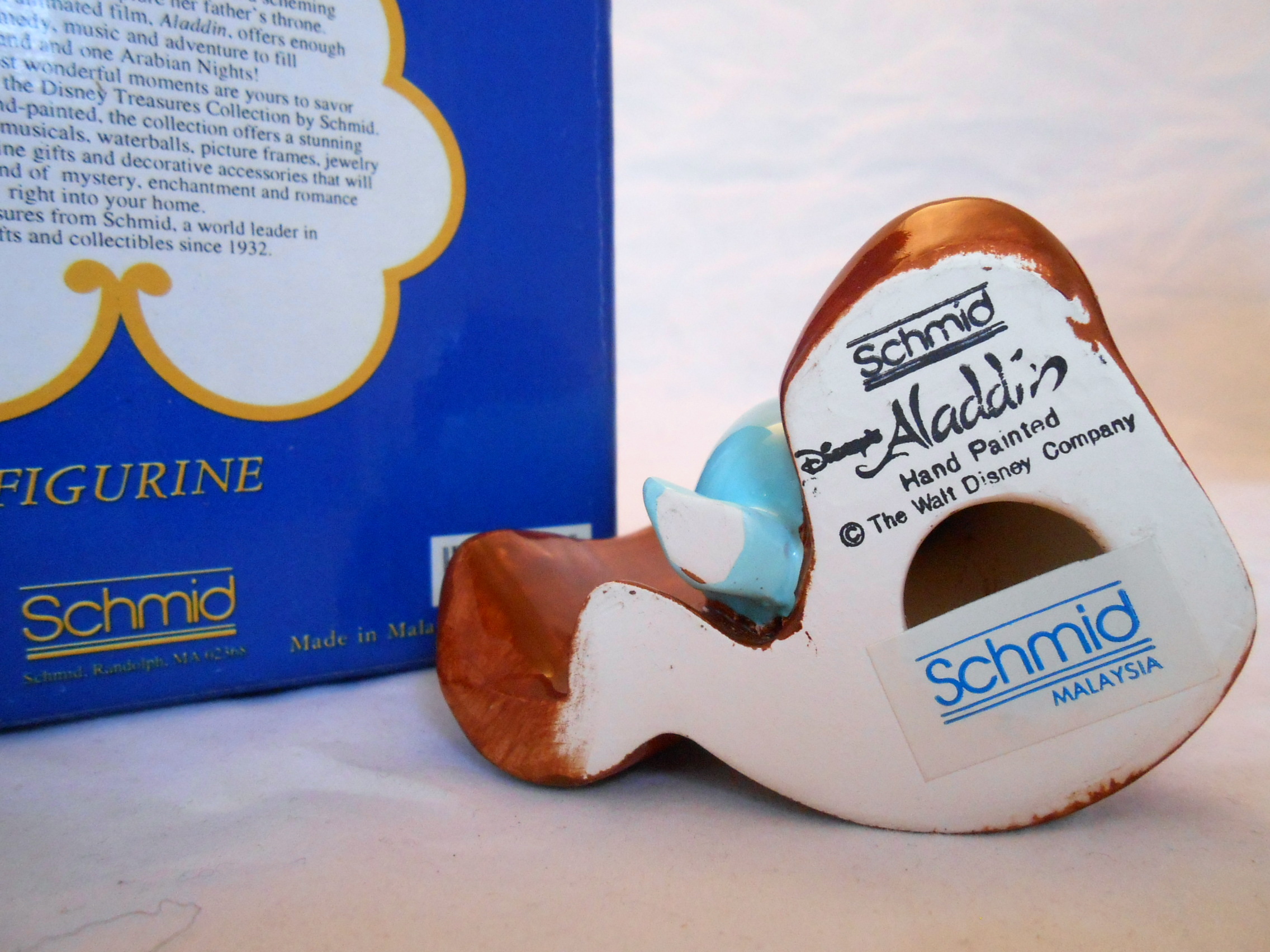 Three Disney's Aladdin Porcelain Collectibles