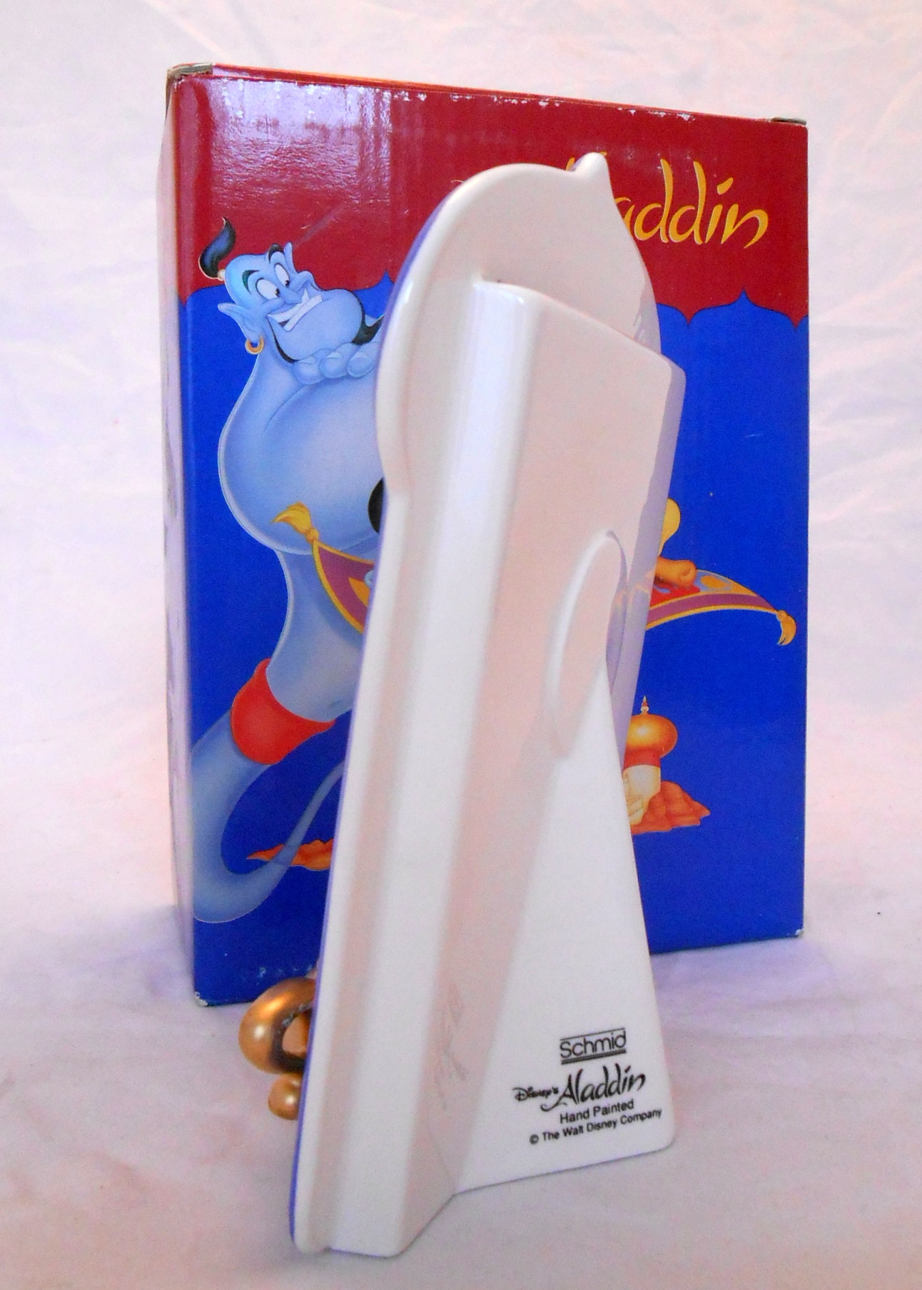 Three Disney's Aladdin Porcelain Collectibles