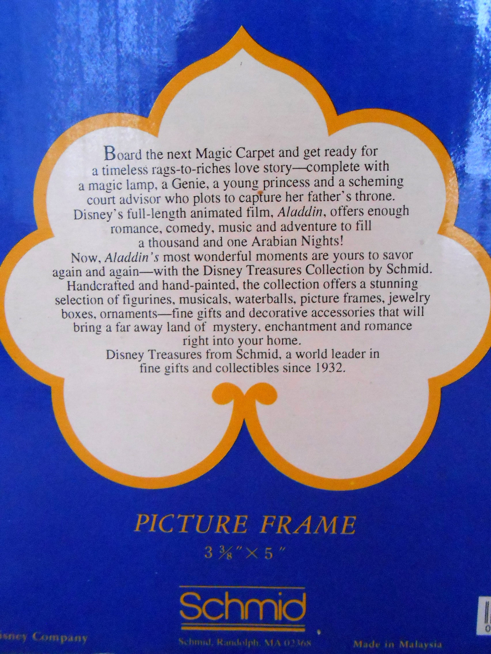 Three Disney's Aladdin Porcelain Collectibles