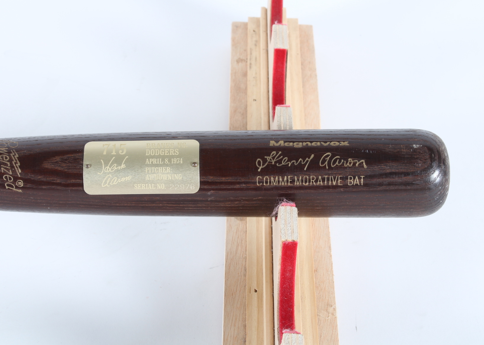 Hank Aaron Hillerich and Bradsby Promotional 715 Baseball Bat