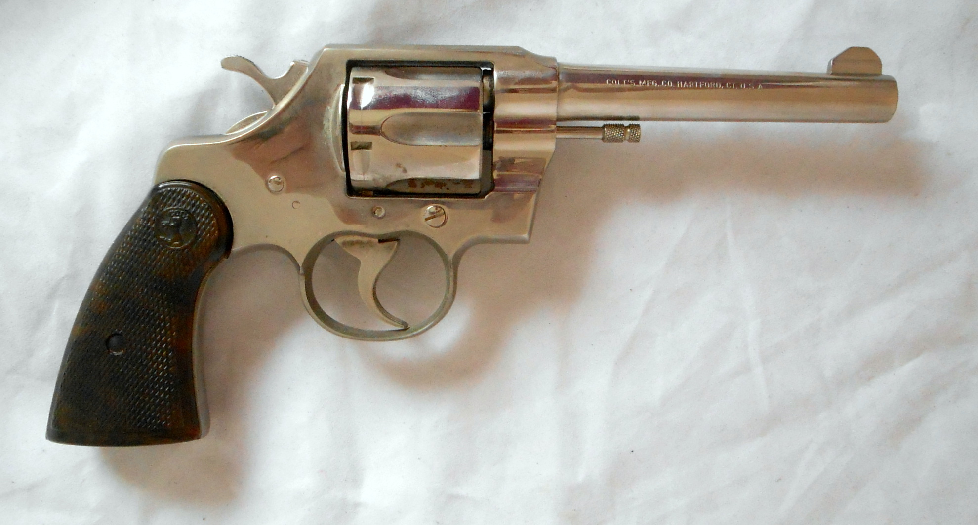 Colt Official Police .38 Special Revolver and Holster