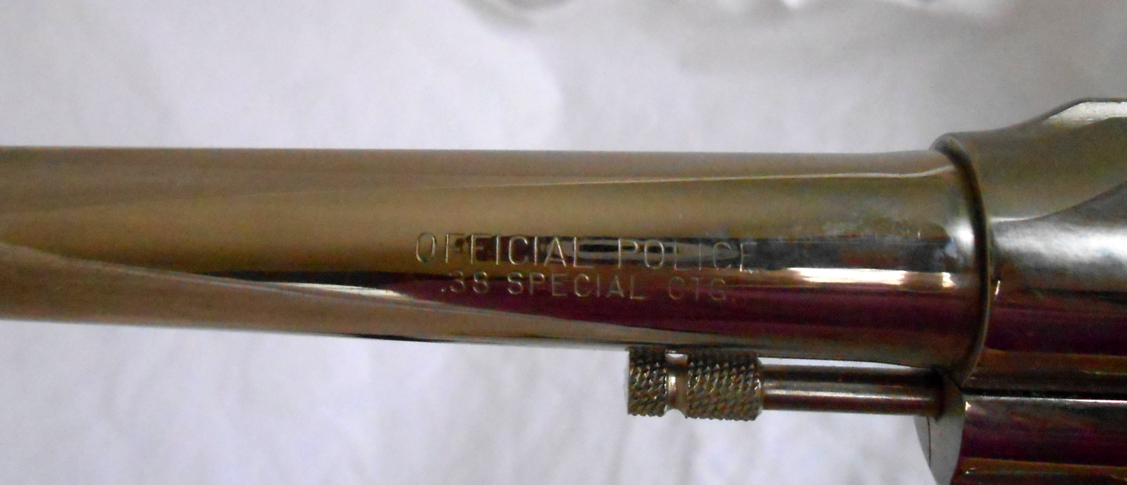 Colt Official Police .38 Special Revolver and Holster