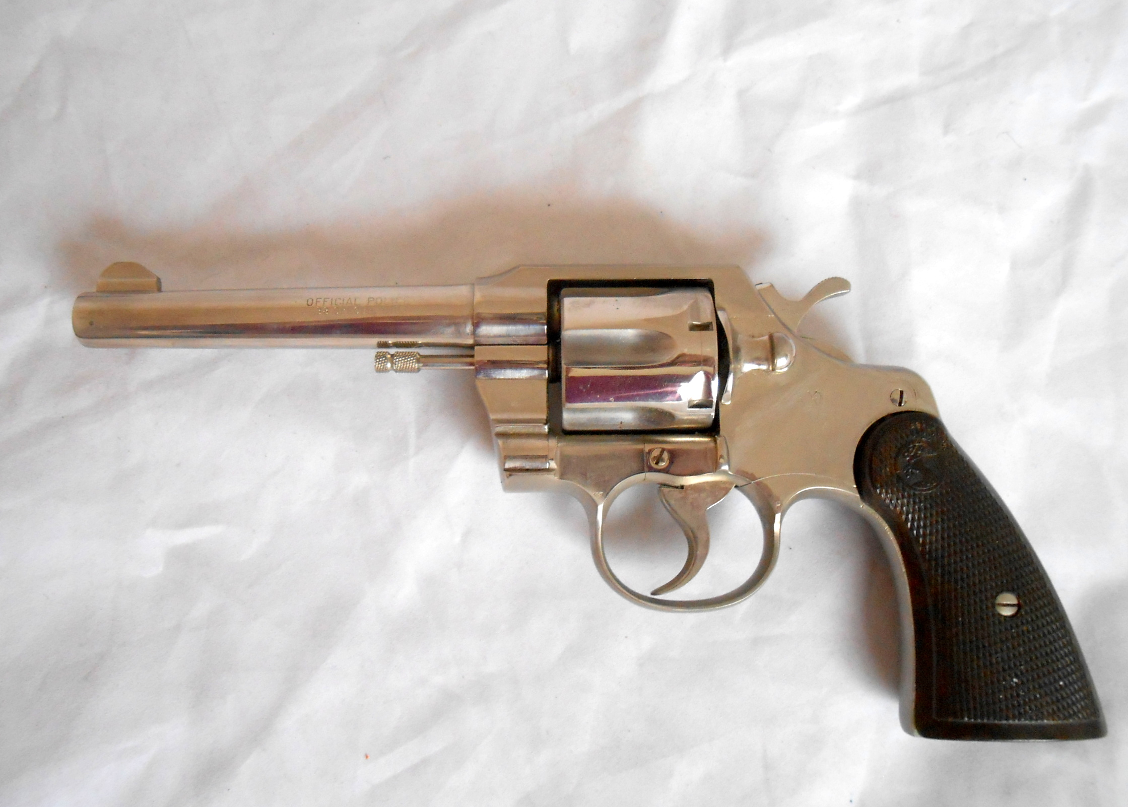 Colt Official Police .38 Special Revolver and Holster