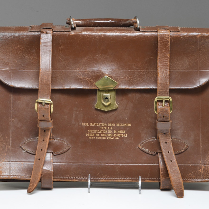 World War II Navigator's Map Case