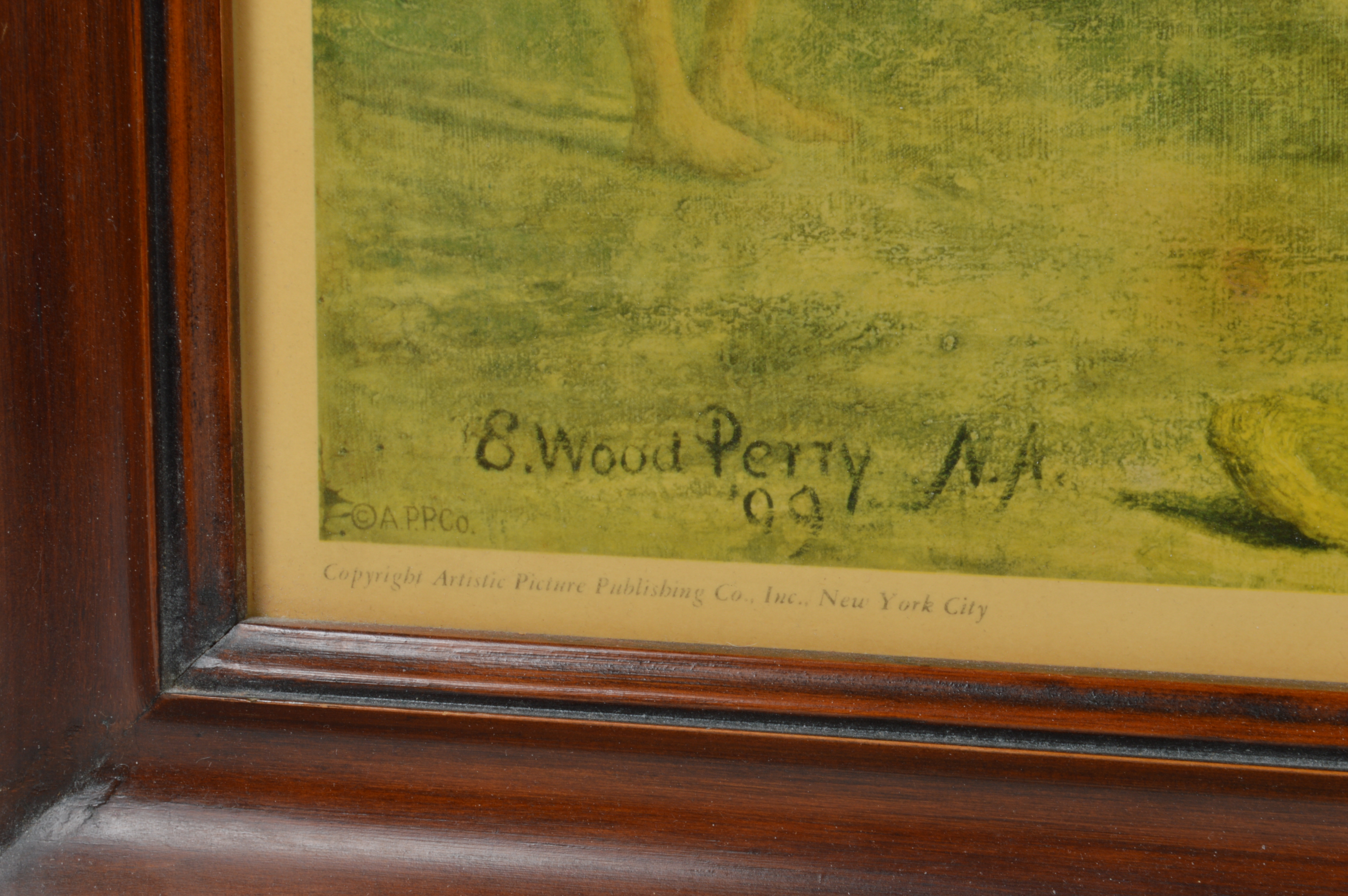 Framed Enoch Wood Perry Jr. Stagecoach Print