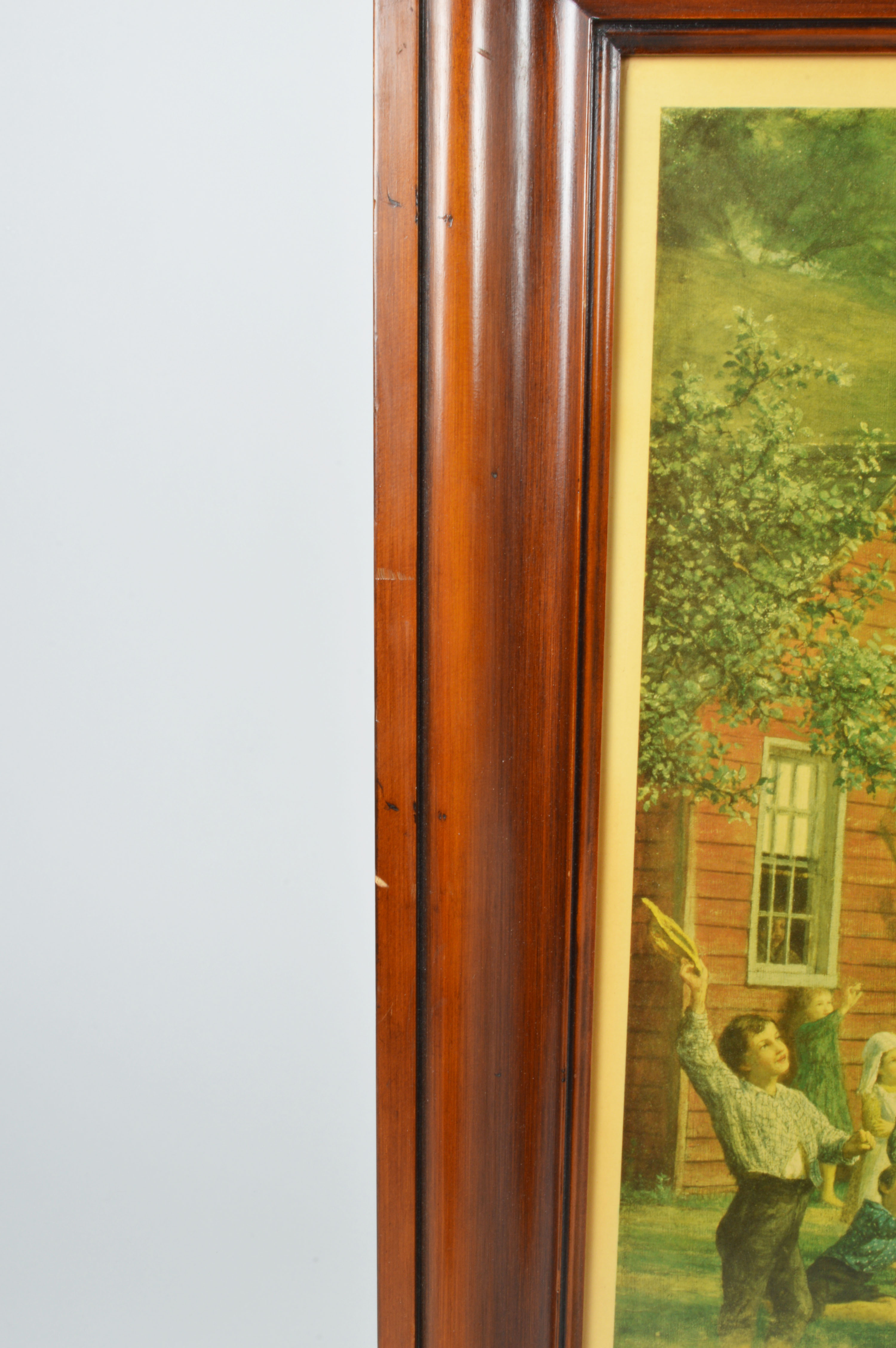 Framed Enoch Wood Perry Jr. Stagecoach Print