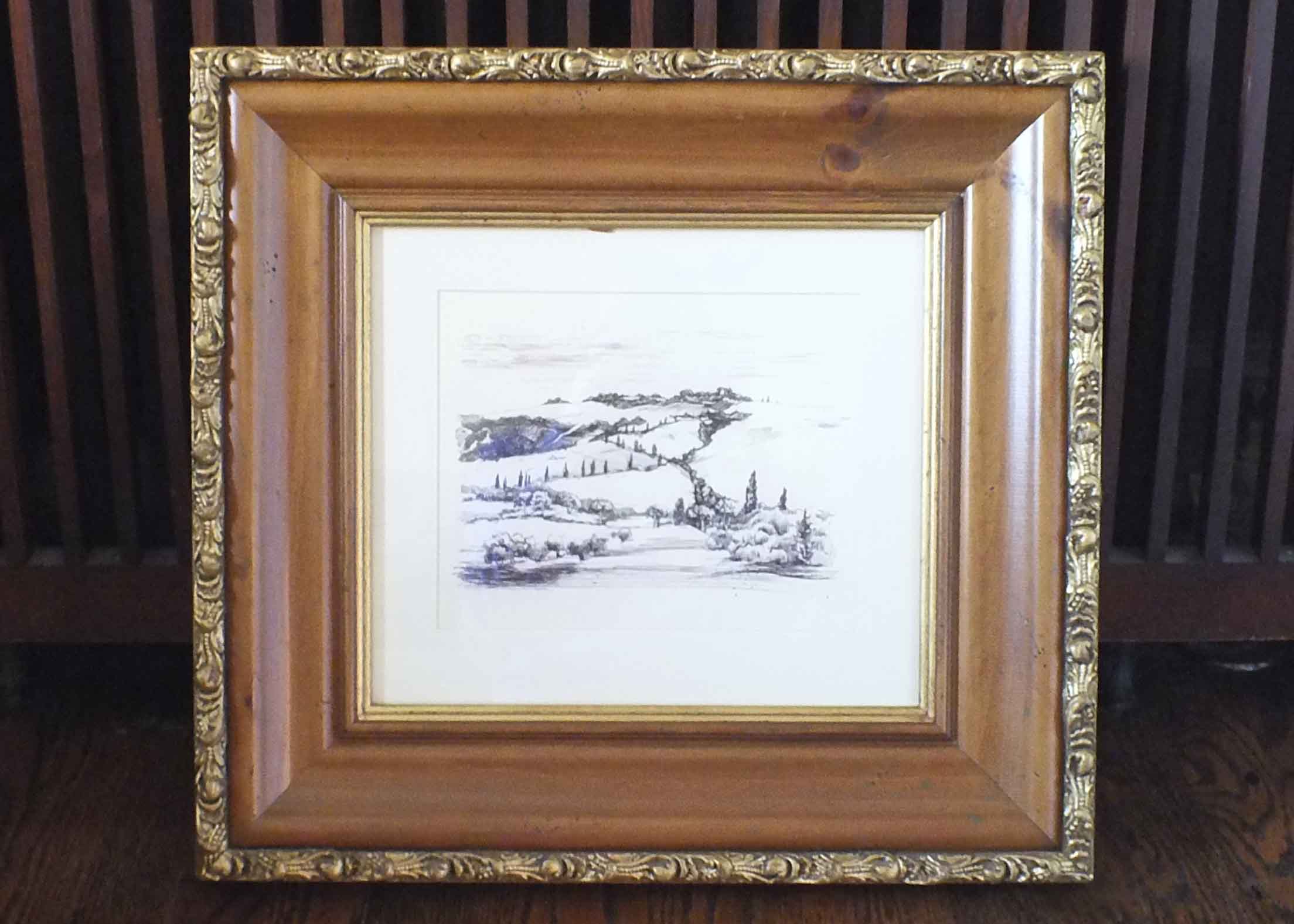 Mark Fetty Sepia Toned Framed Print