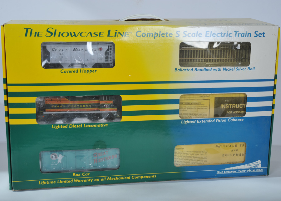 The Showcase Line Complete S Scale Train Set