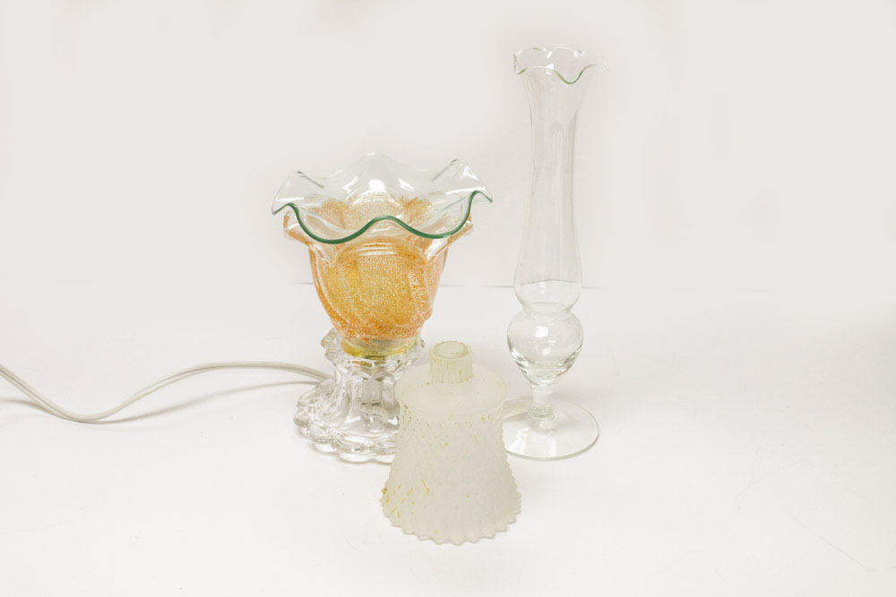 Vintage Glass Accessories Lot