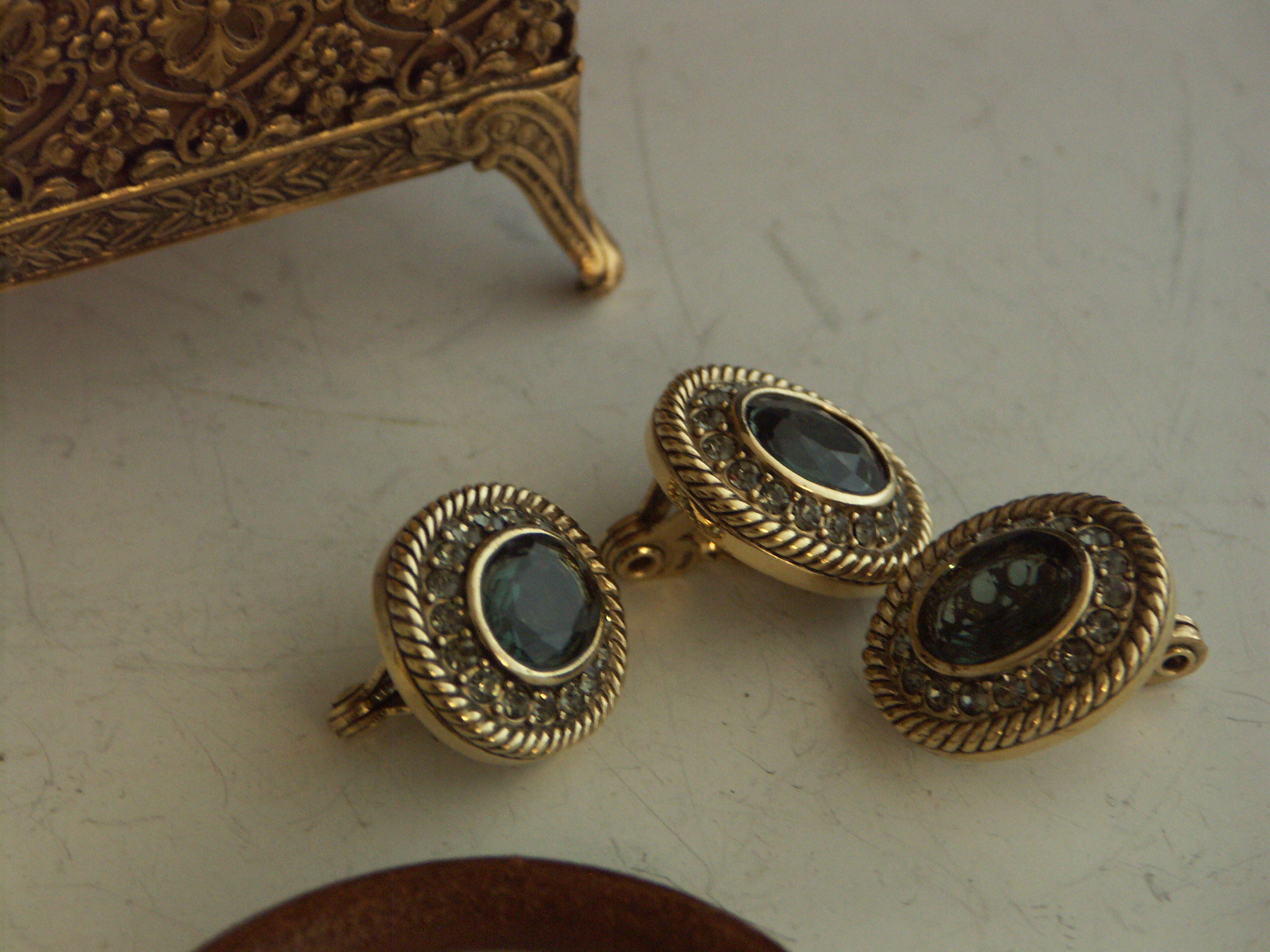 Lady's Jewelry and Ornate Box