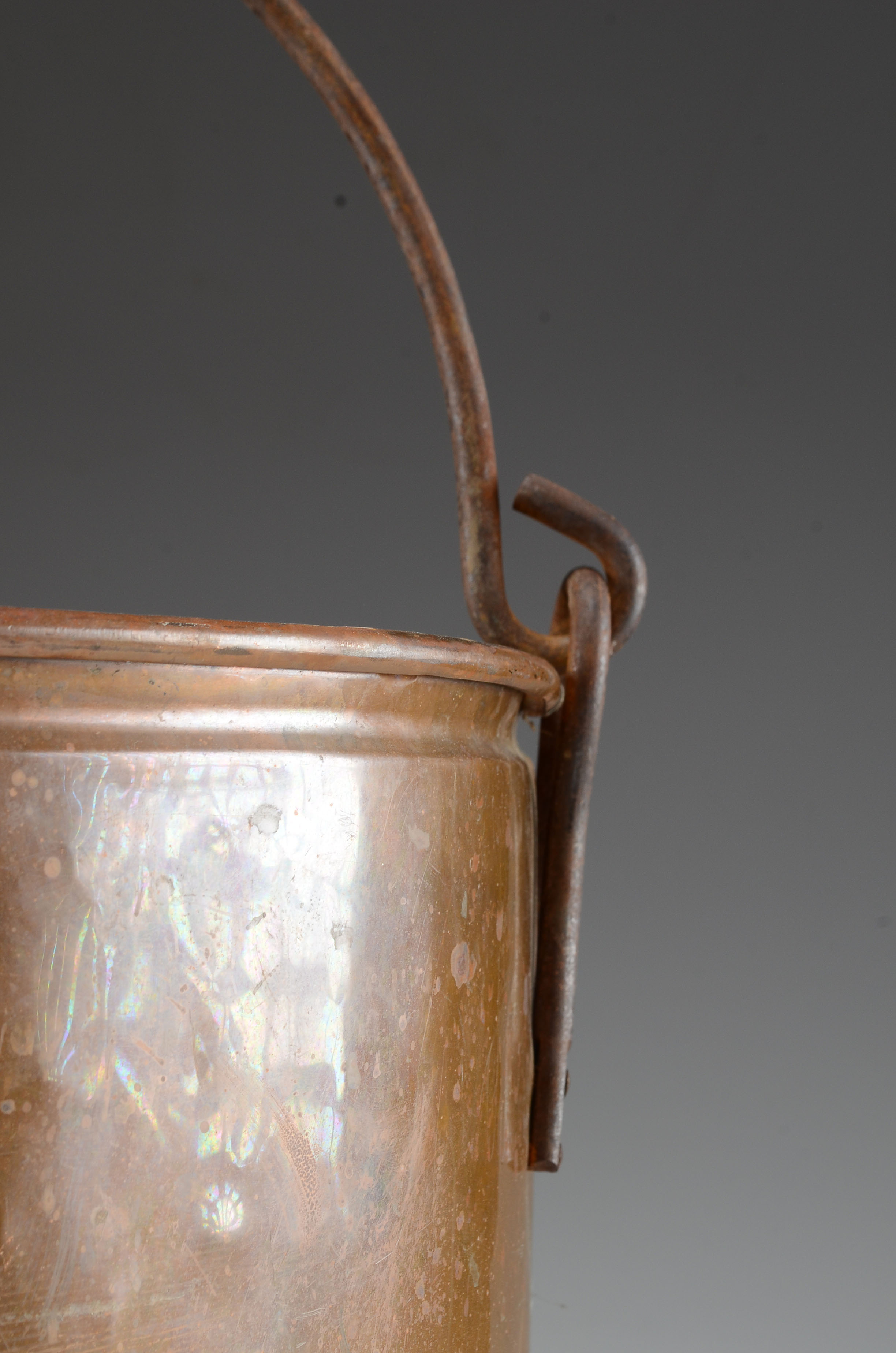 Vintage Large Copper Bucket