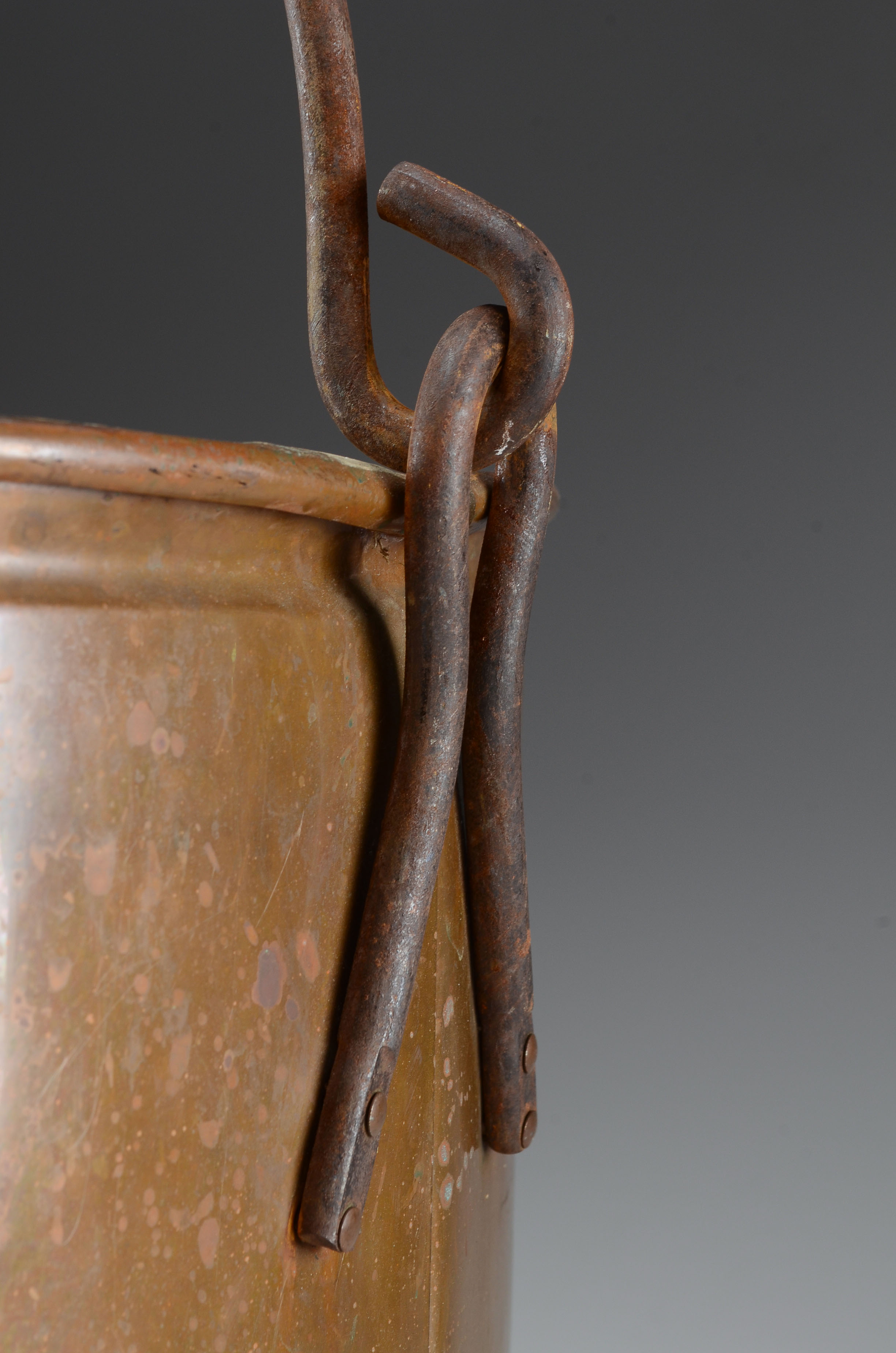 Vintage Large Copper Bucket