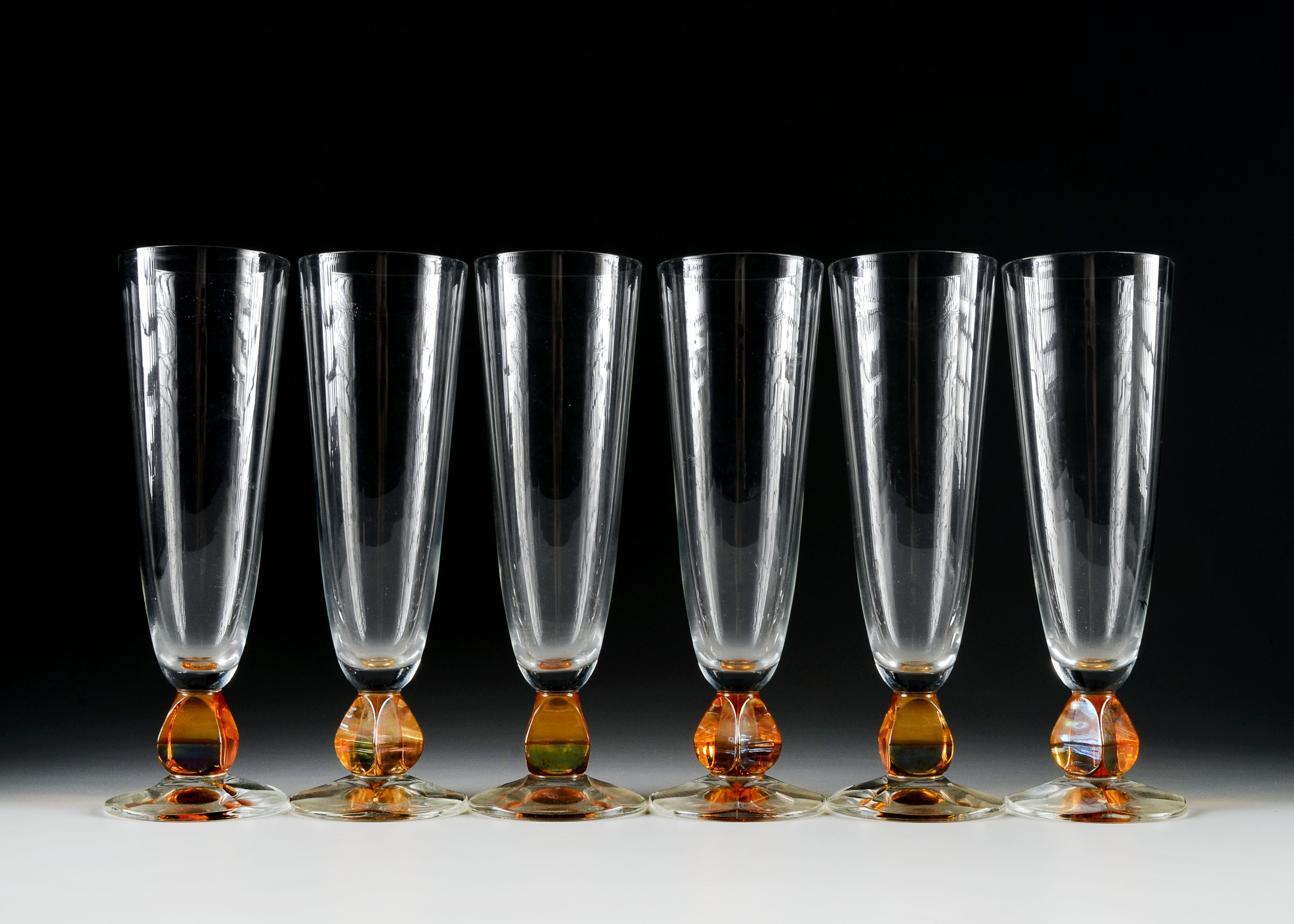 Hand Crafted Schott Crystal Beer Glasses