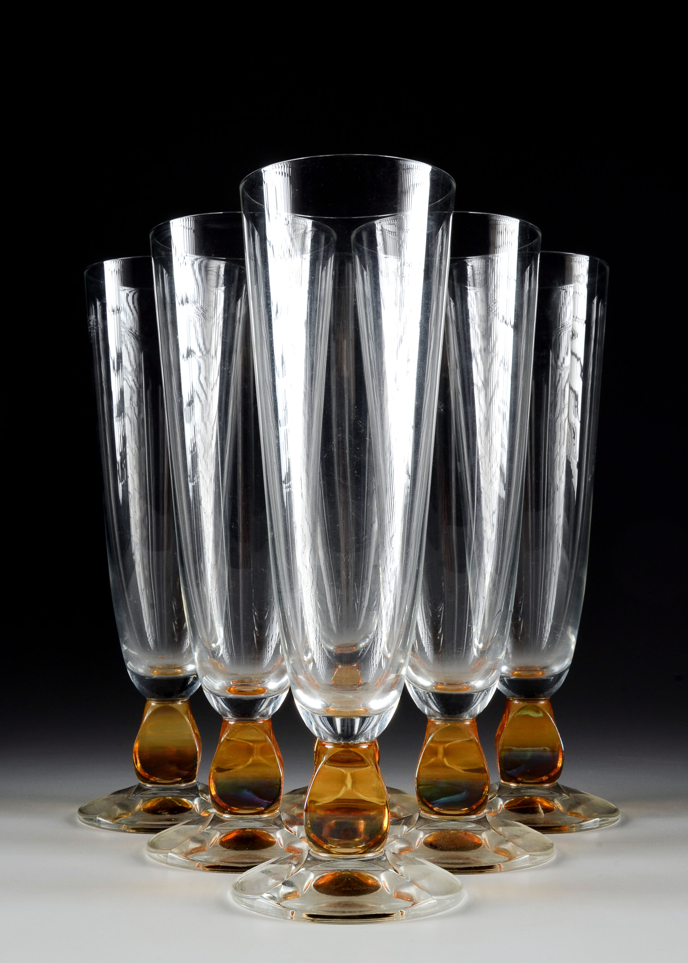 Hand Crafted Schott Crystal Beer Glasses