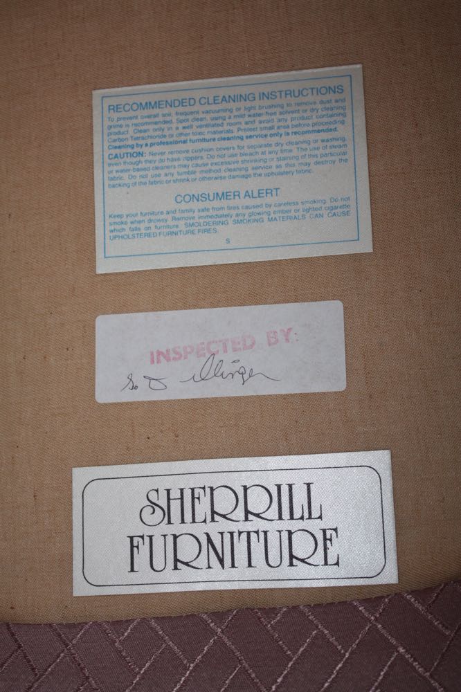 Sherrill Furniture Wingback Chair