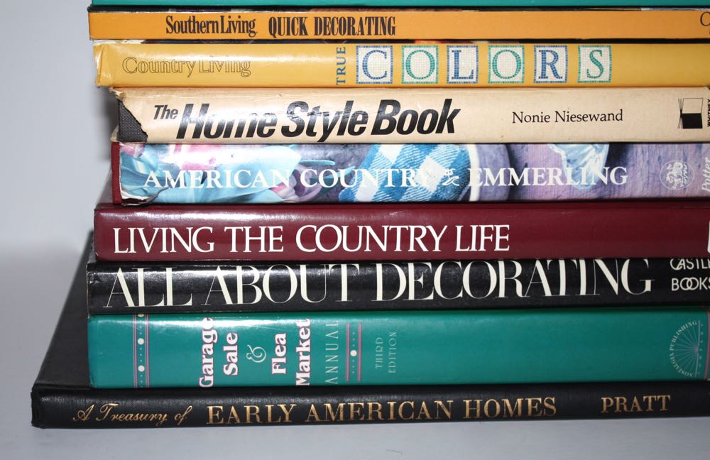 Decorating and Country Style Books Lot