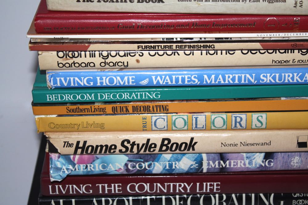 Decorating and Country Style Books Lot