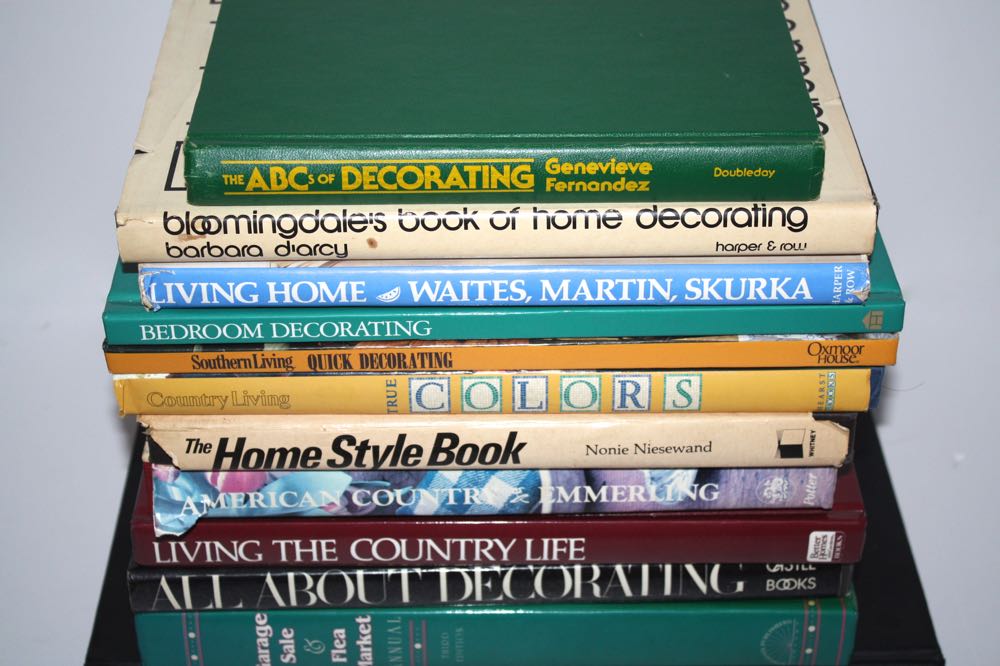 Decorating and Country Style Books Lot