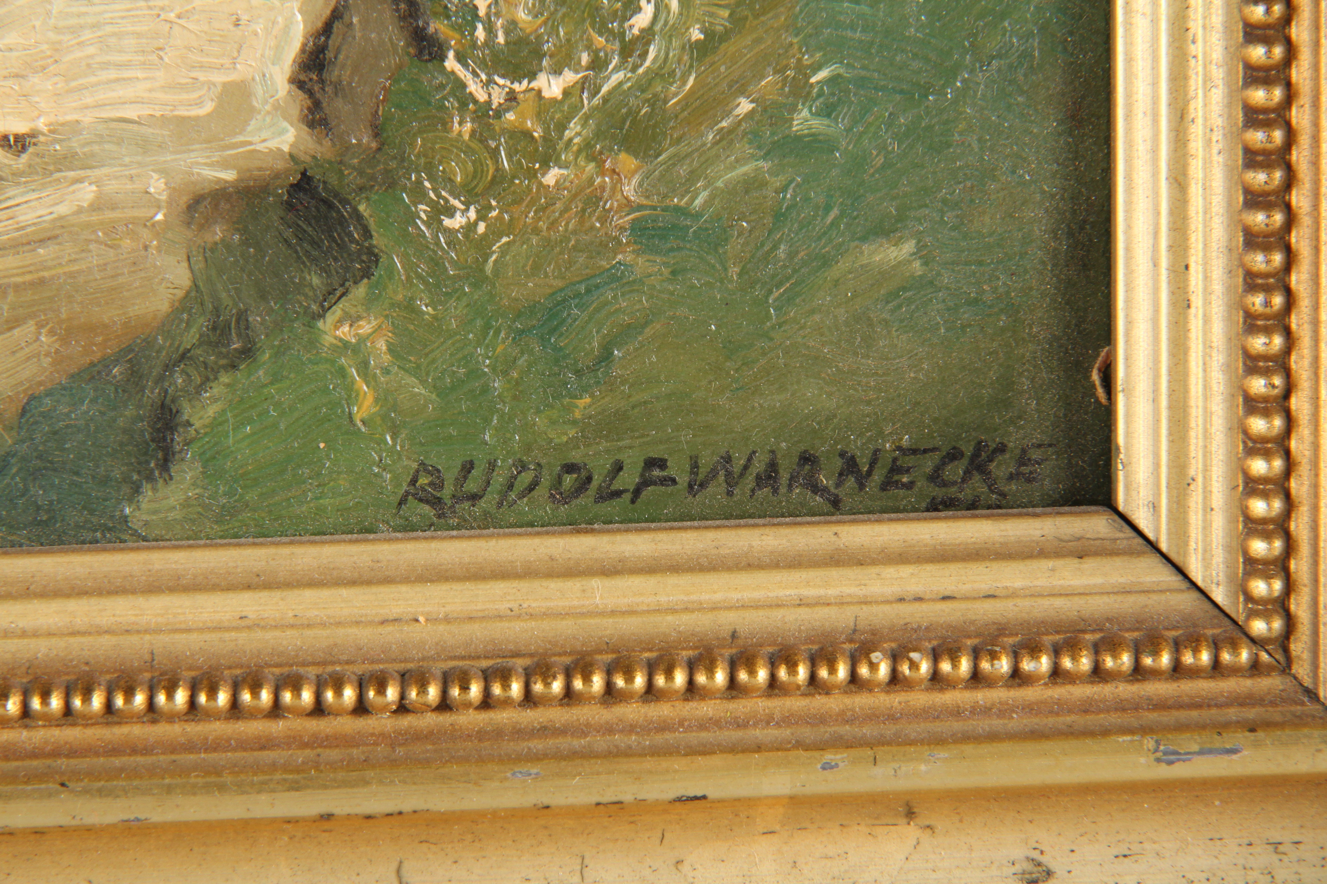 Oil Painting, "The City Grain Mill" by Rudolf Warnecke