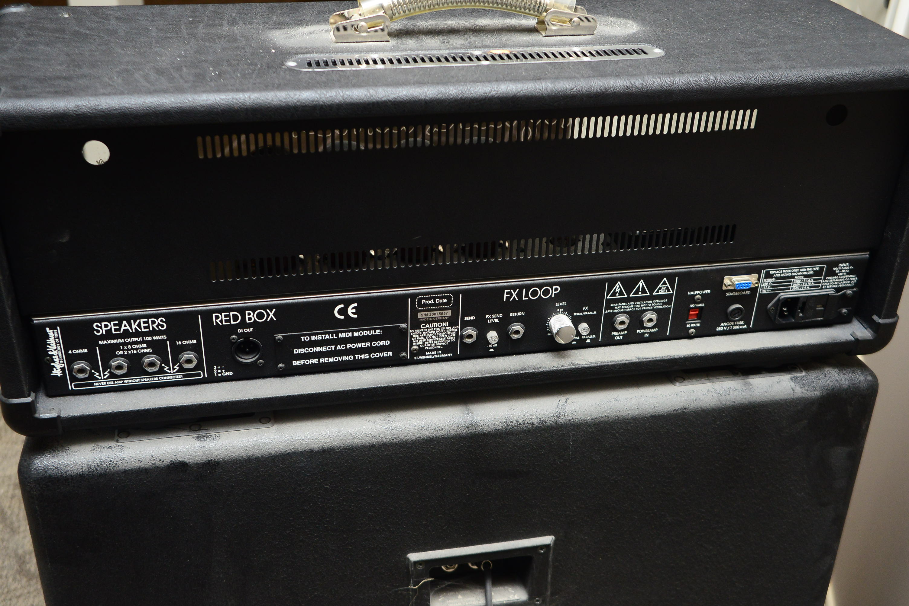 Hughes and Kettner TriAmp MK II 100w Tube Head & Four-Ten Speaker