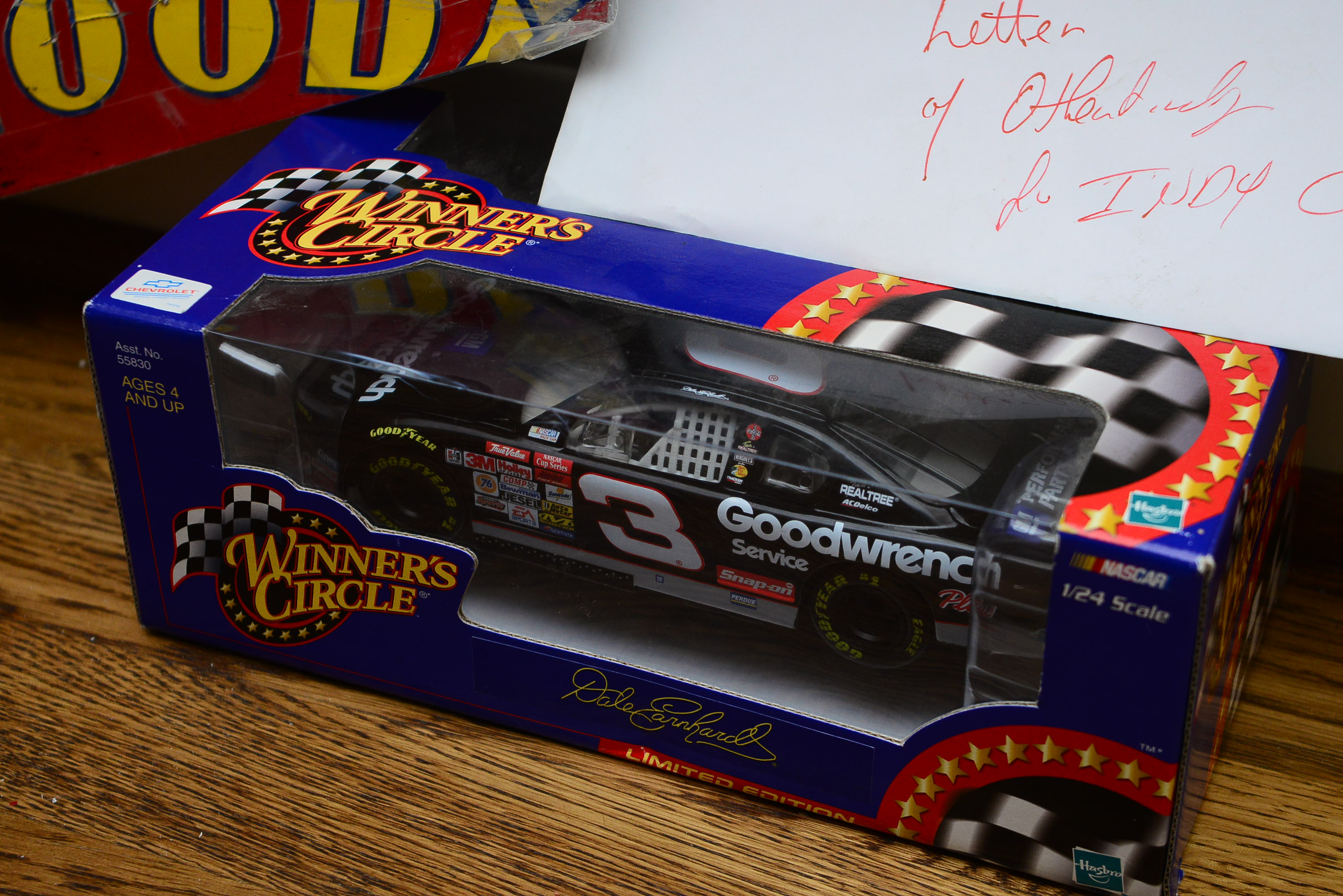 Authentic Piece of Dale Earnhardt's  Race Car "Tasmanian Devil"