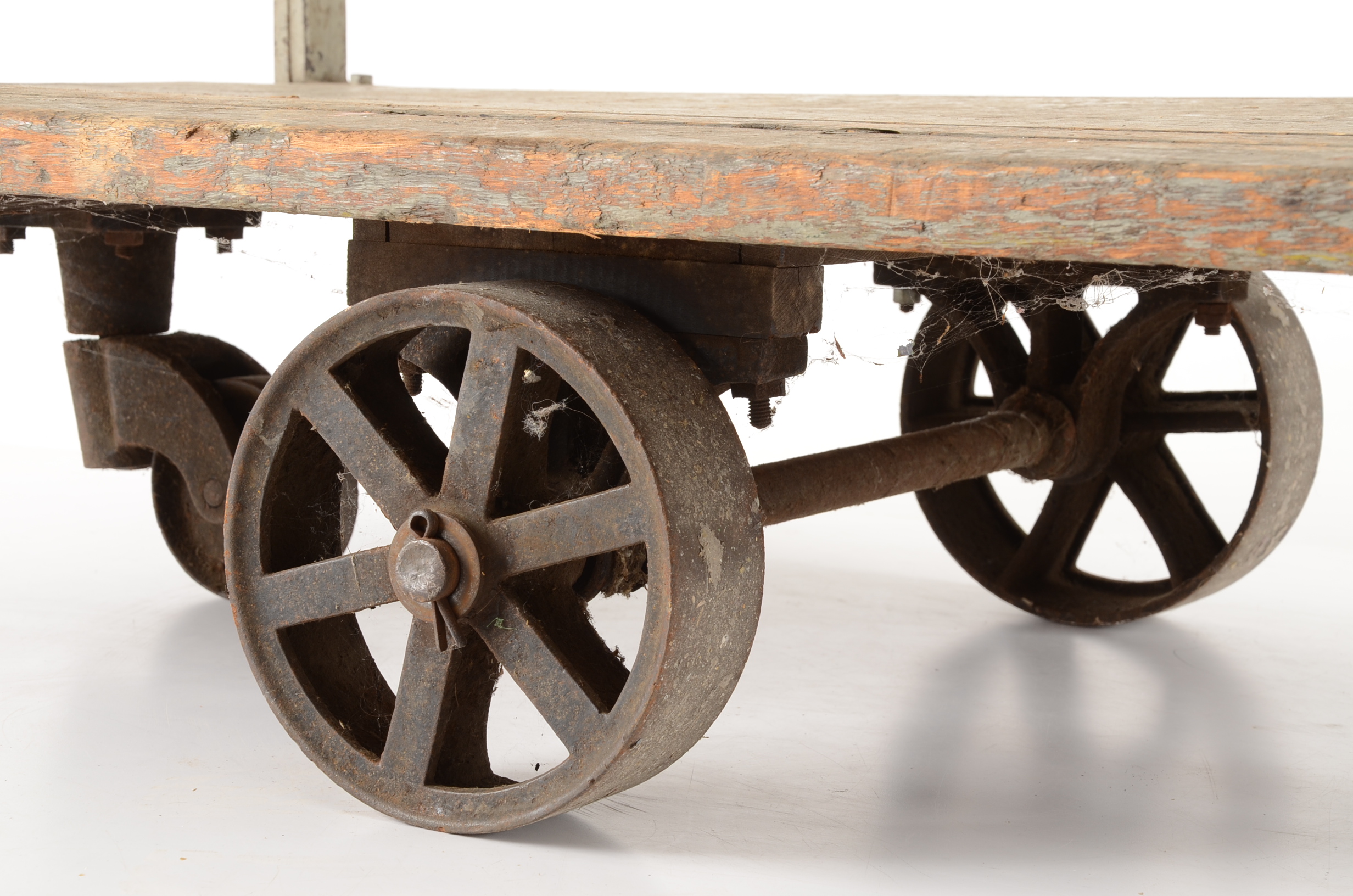 Vintage Luggage Cart from Union Terminal, Cincinnati