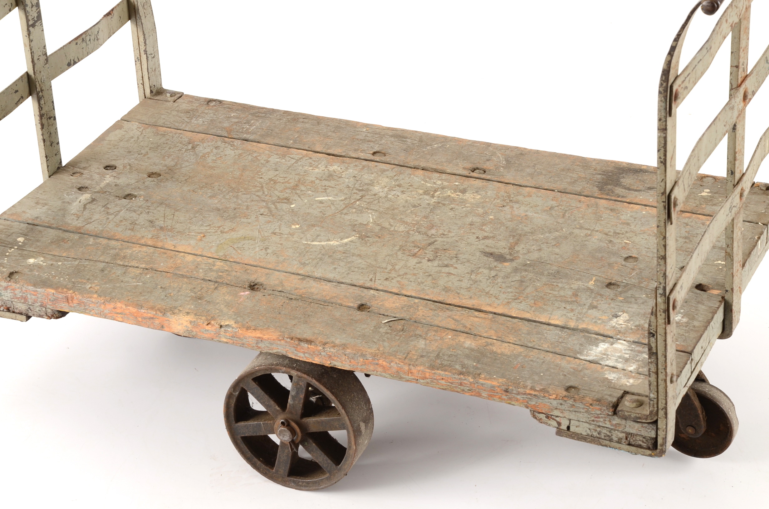 Vintage Luggage Cart from Union Terminal, Cincinnati