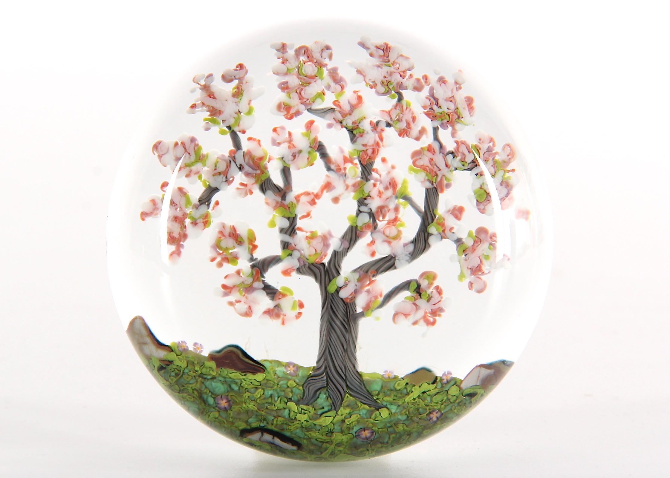 J. Todd Blown Glass Paperweight