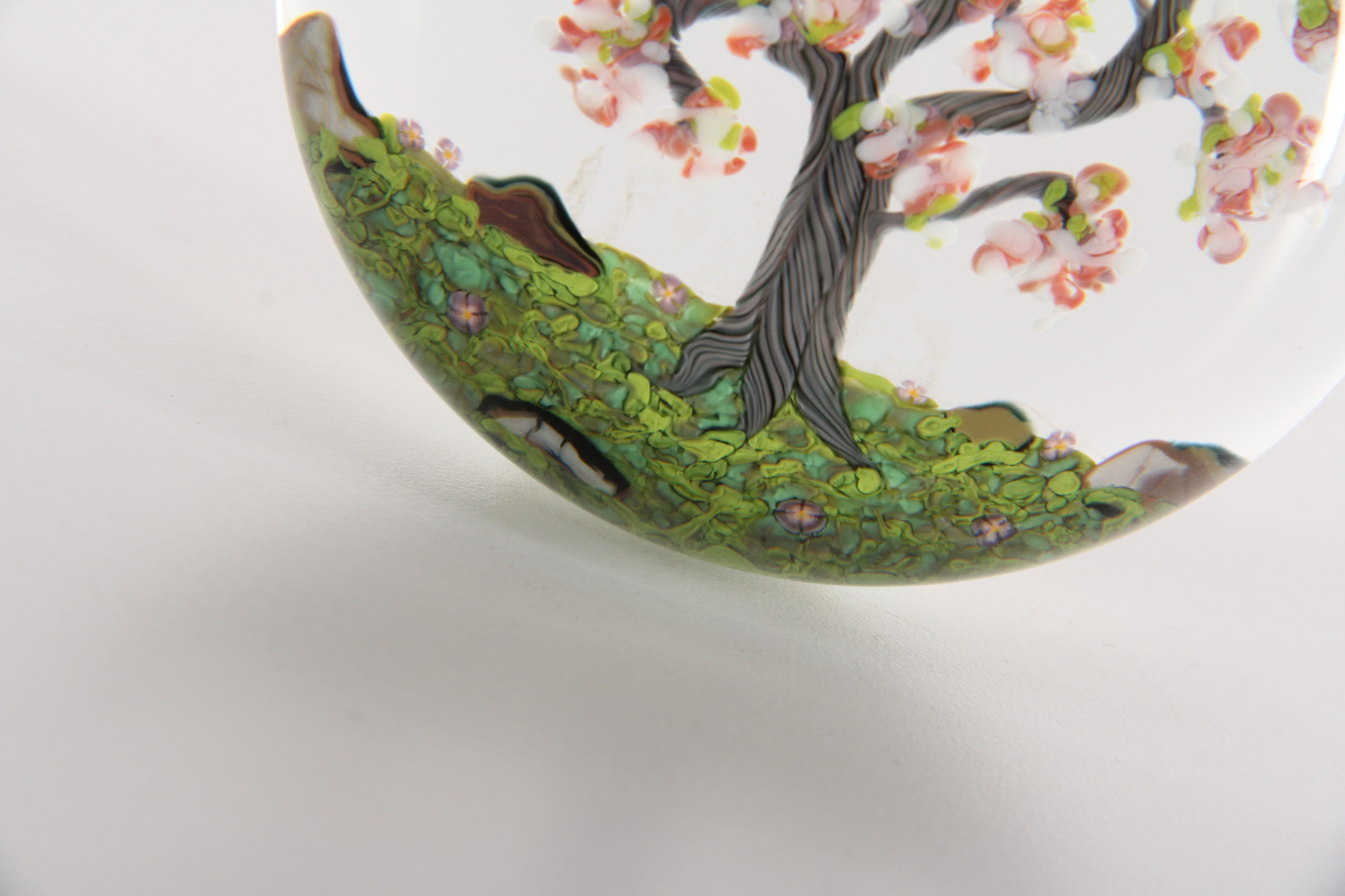 J. Todd Blown Glass Paperweight