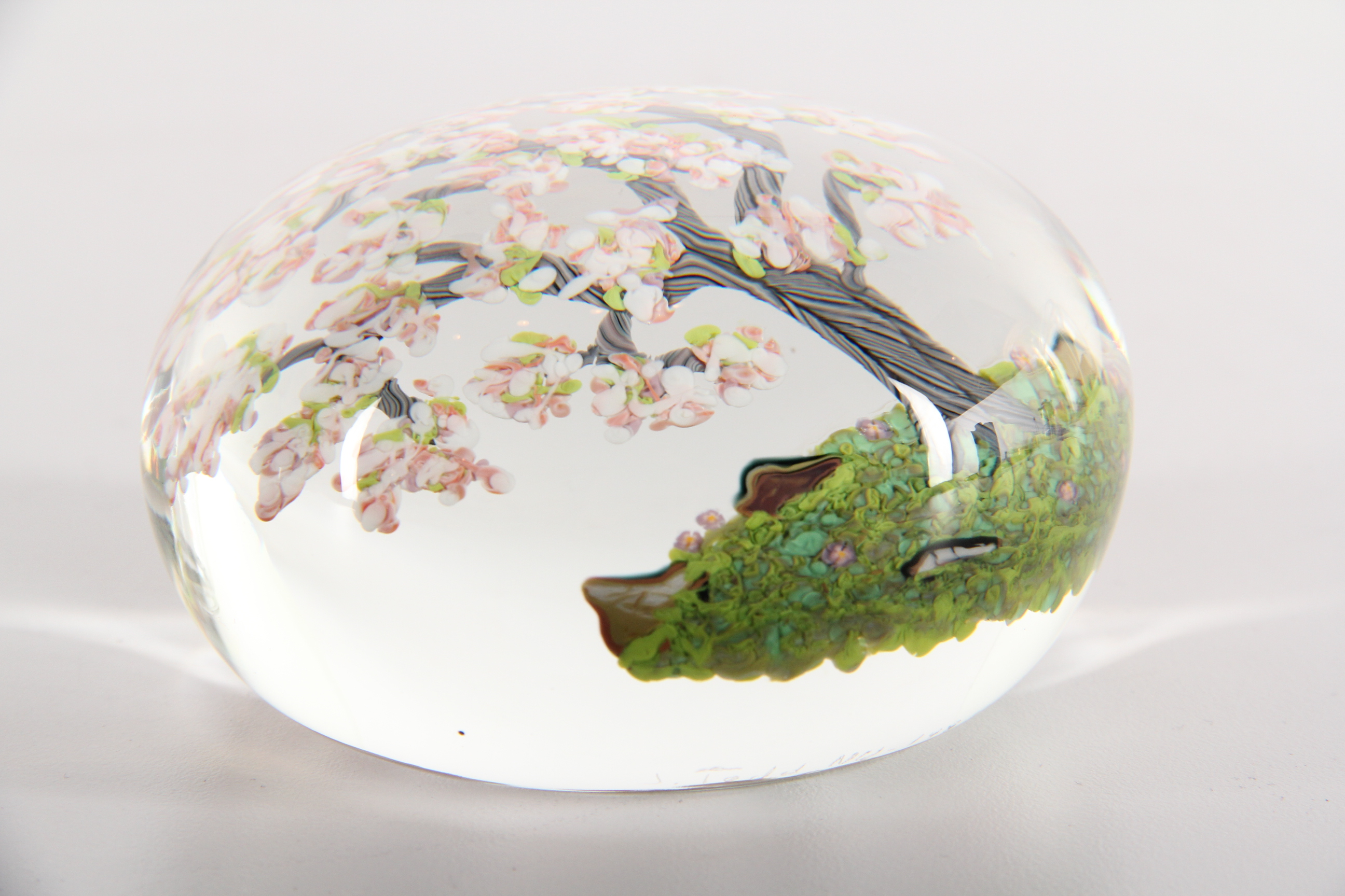 J. Todd Blown Glass Paperweight