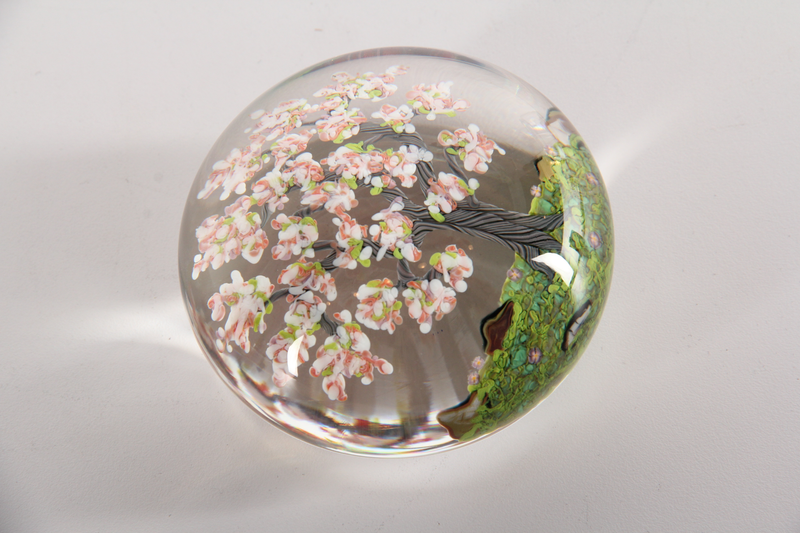 J. Todd Blown Glass Paperweight