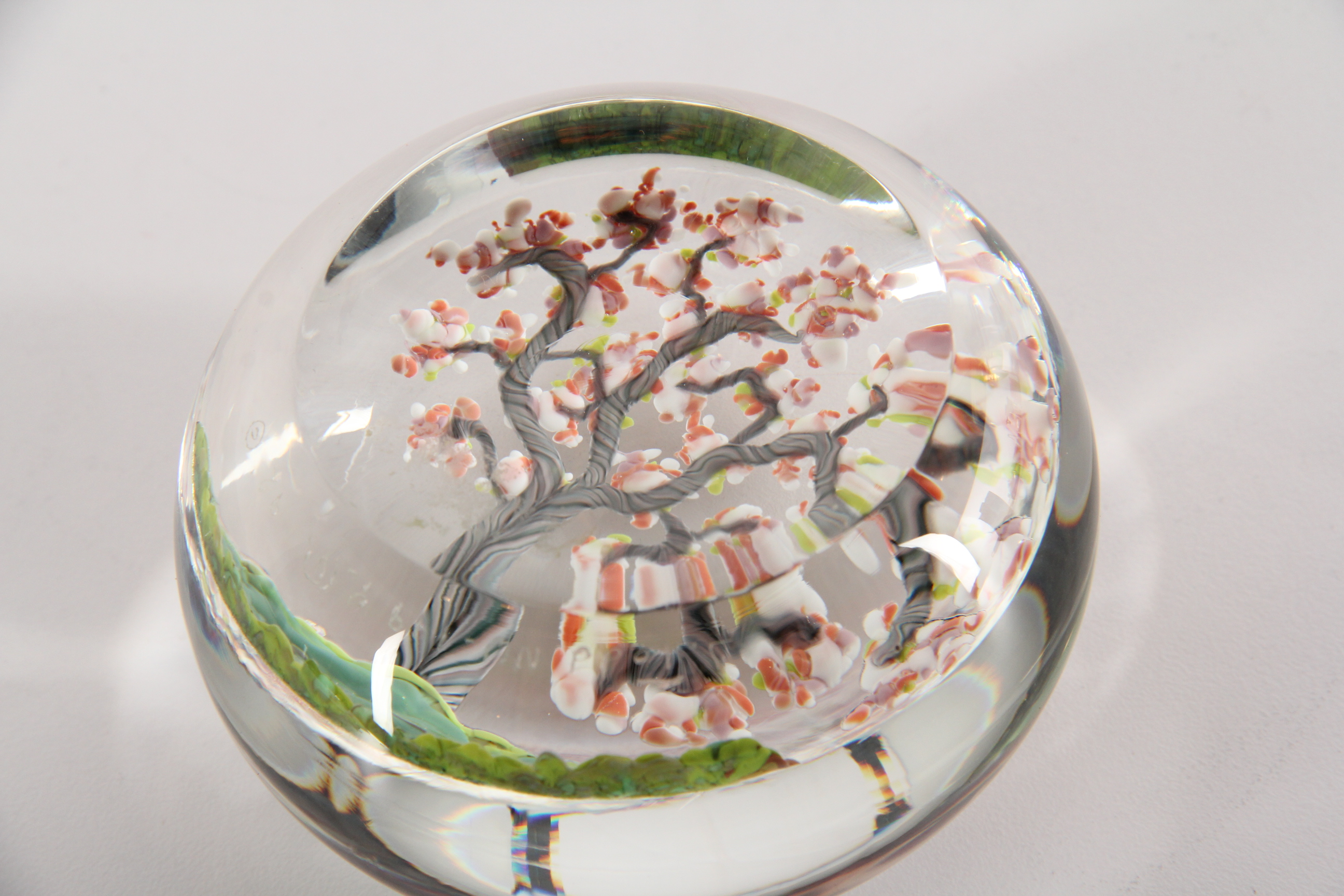 J. Todd Blown Glass Paperweight