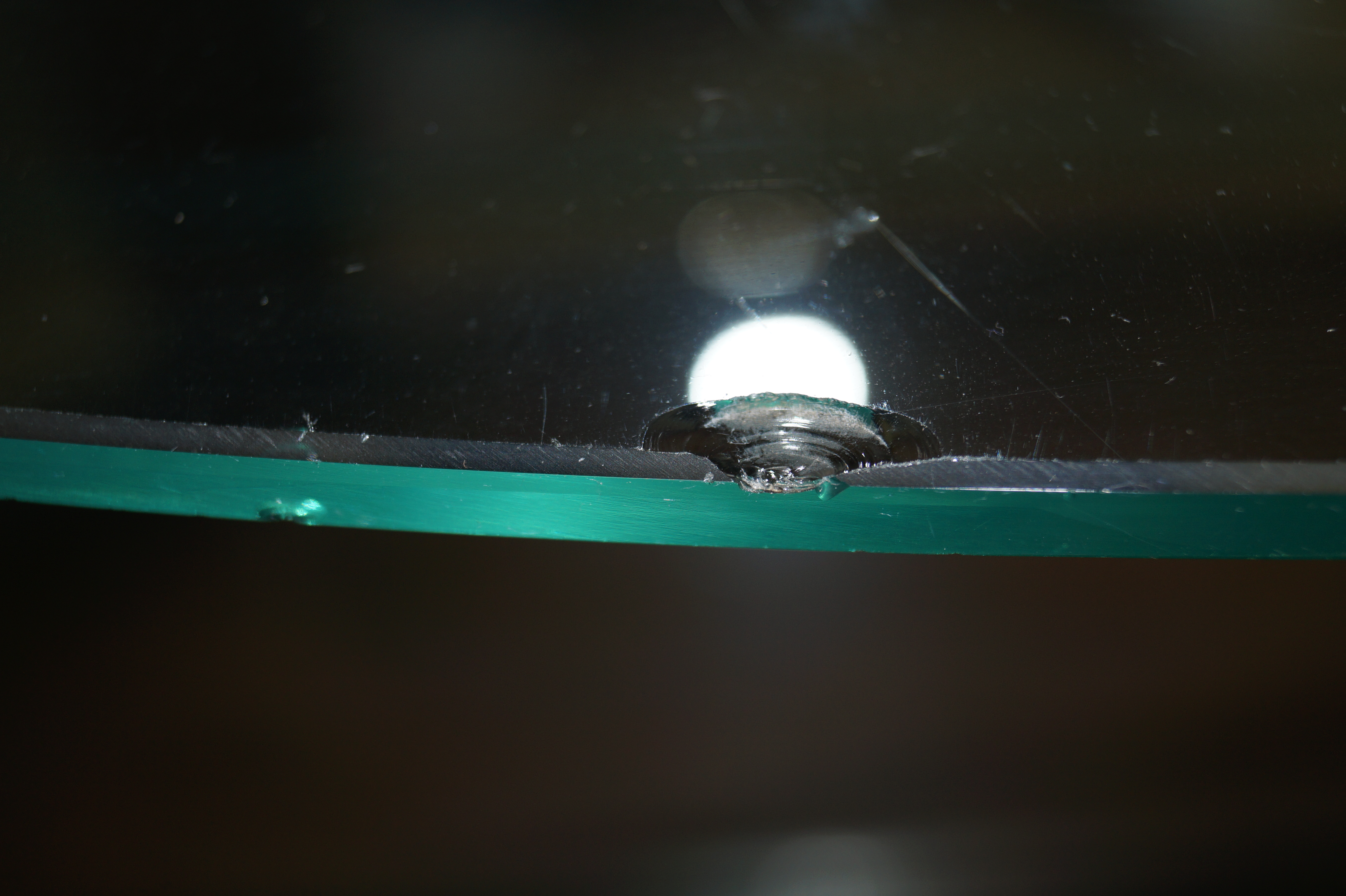 Antique Oak Curved Glass China Cabinet with Claw Feet