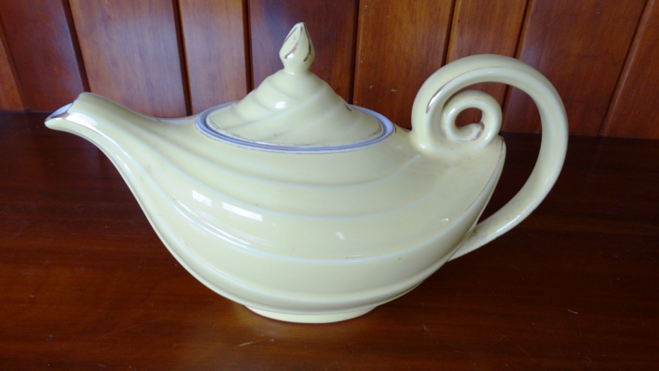 Hall "Alladin" Teapot and Wileman Foley Teapot