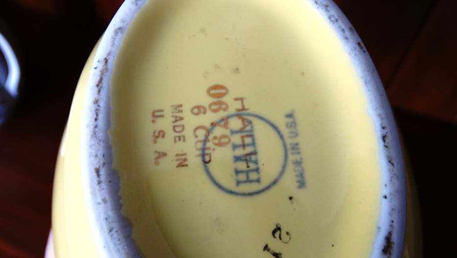 Hall "Alladin" Teapot and Wileman Foley Teapot