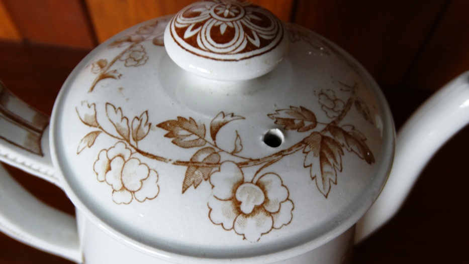 Hall "Alladin" Teapot and Wileman Foley Teapot