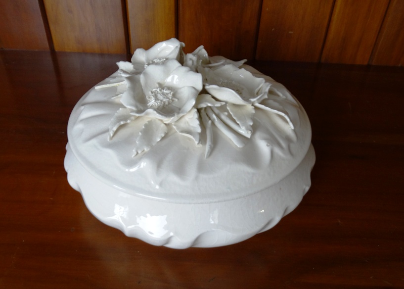 Vintage Kimble Ceramics Lidded Bowl