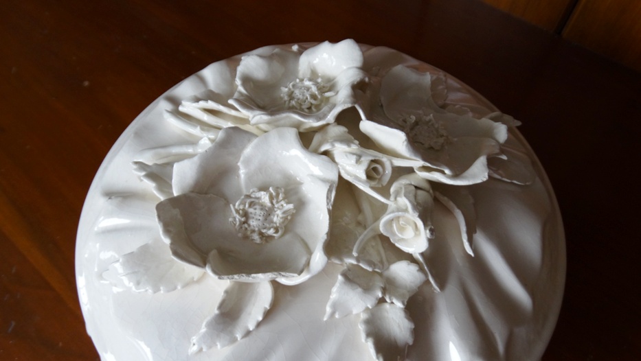 Vintage Kimble Ceramics Lidded Bowl