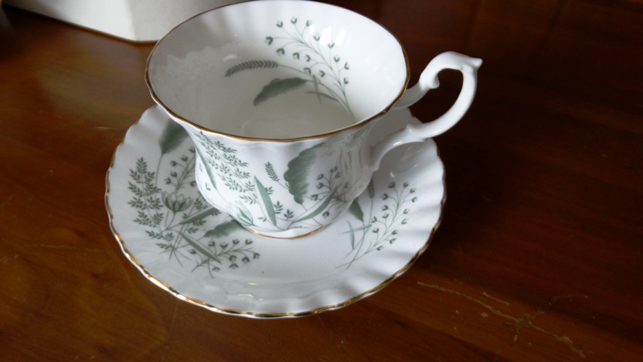 Vintage English Bone China Cups and Saucers